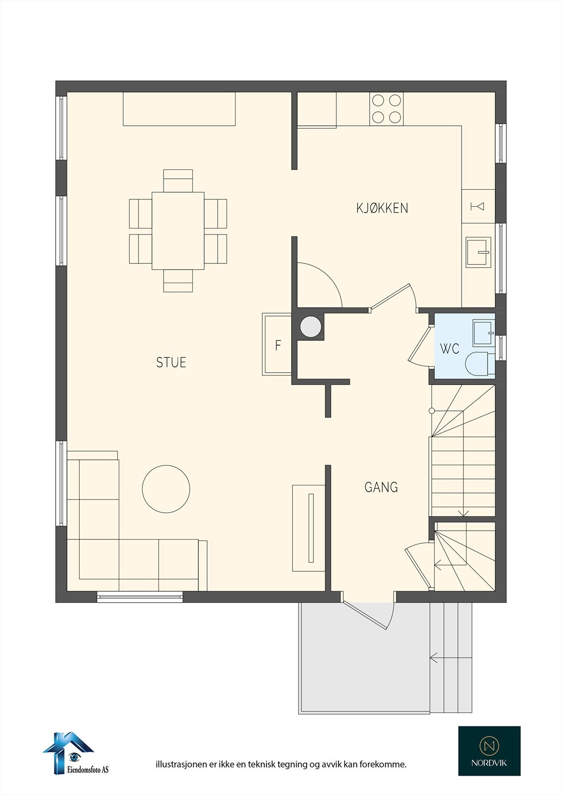 Planskisse 1. Etasje Galleribilde