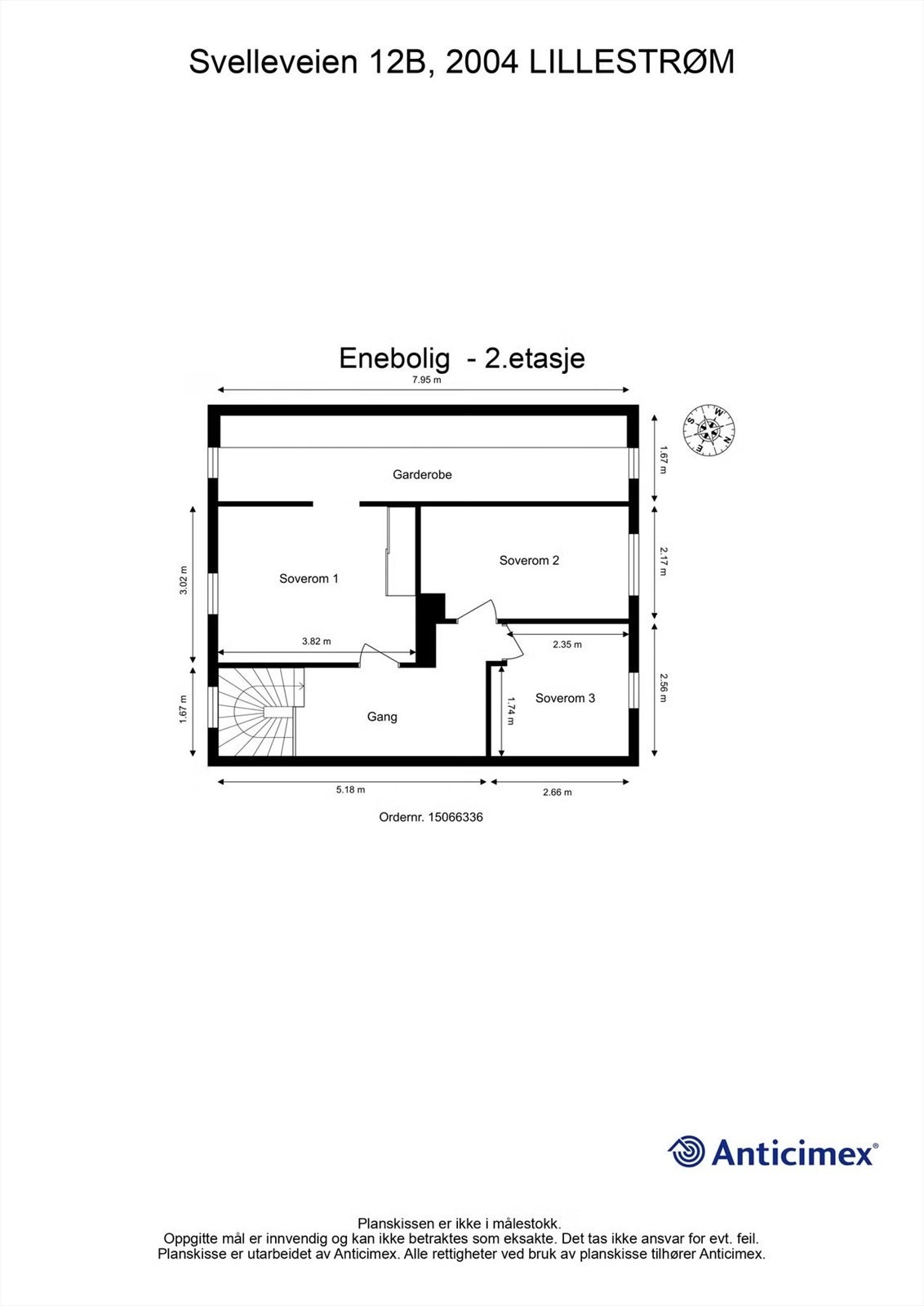 Plantegning 2.etasje Galleribilde
