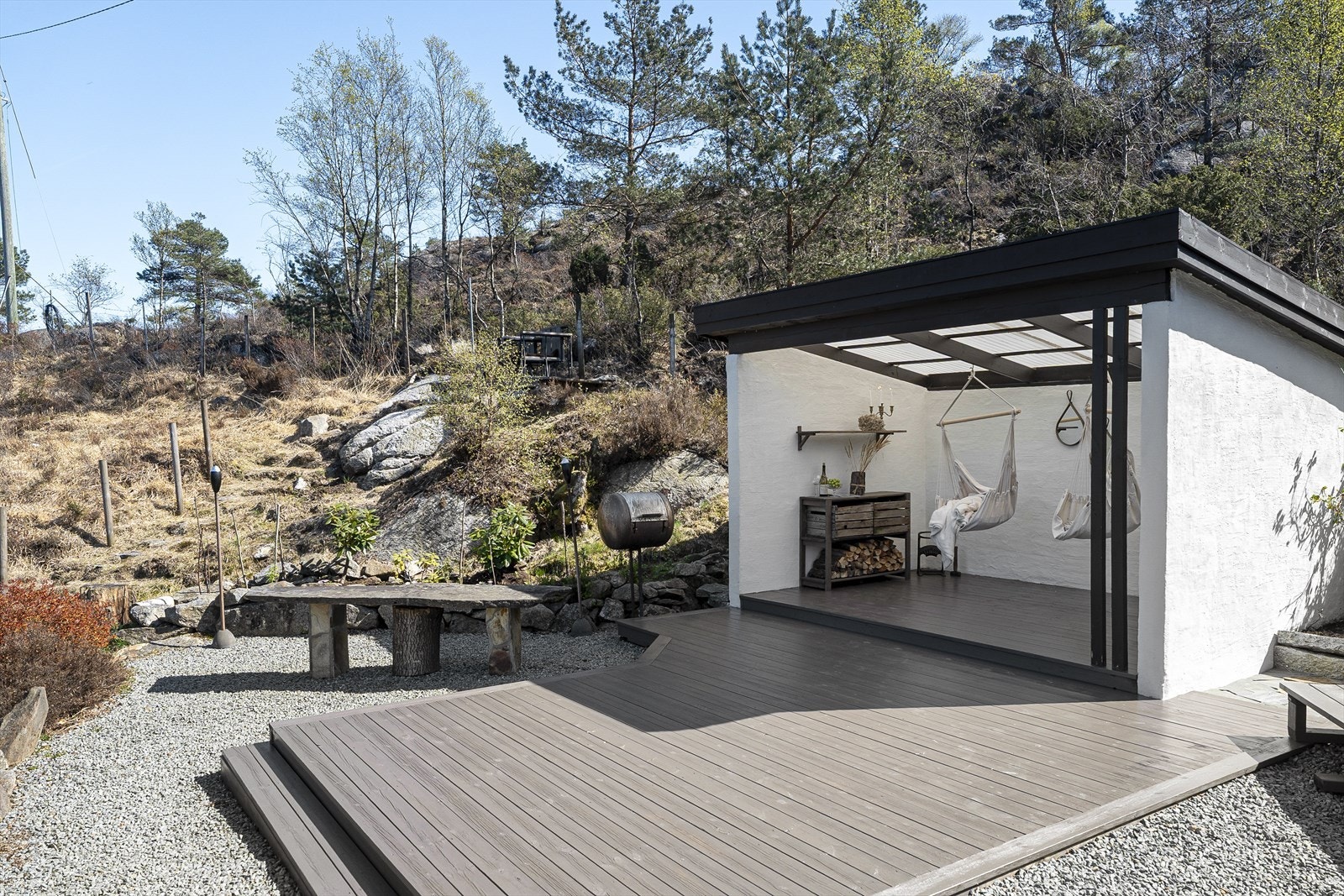 Flott gapahuk. Galleribilde