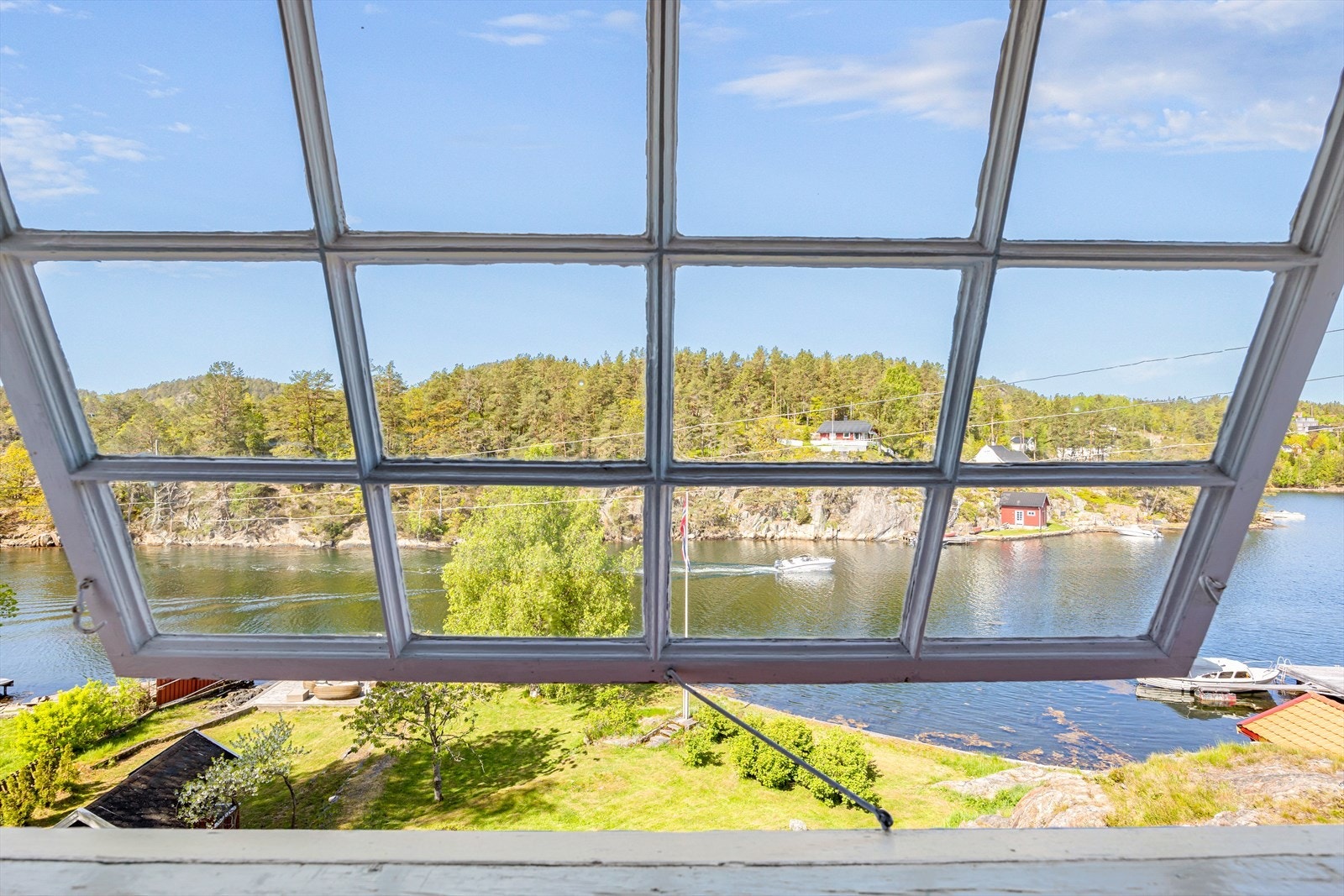 Flott utsikt fra soverom Galleribilde
