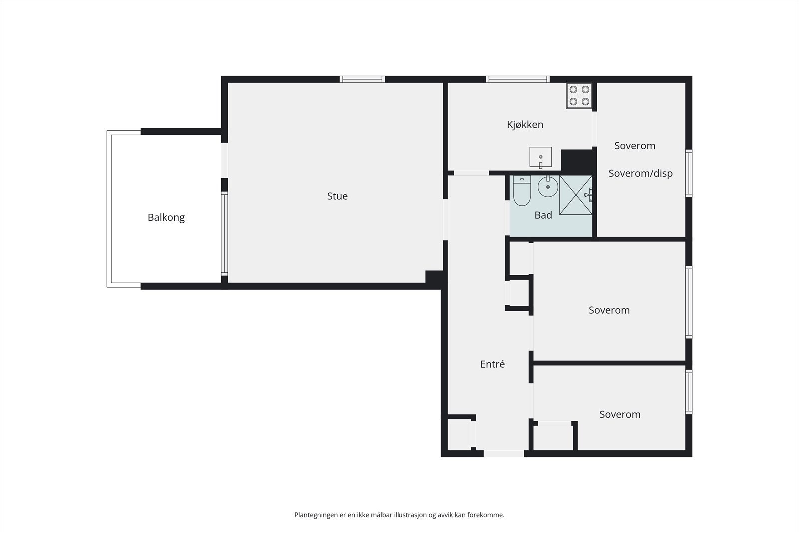 Plantegning Galleribilde
