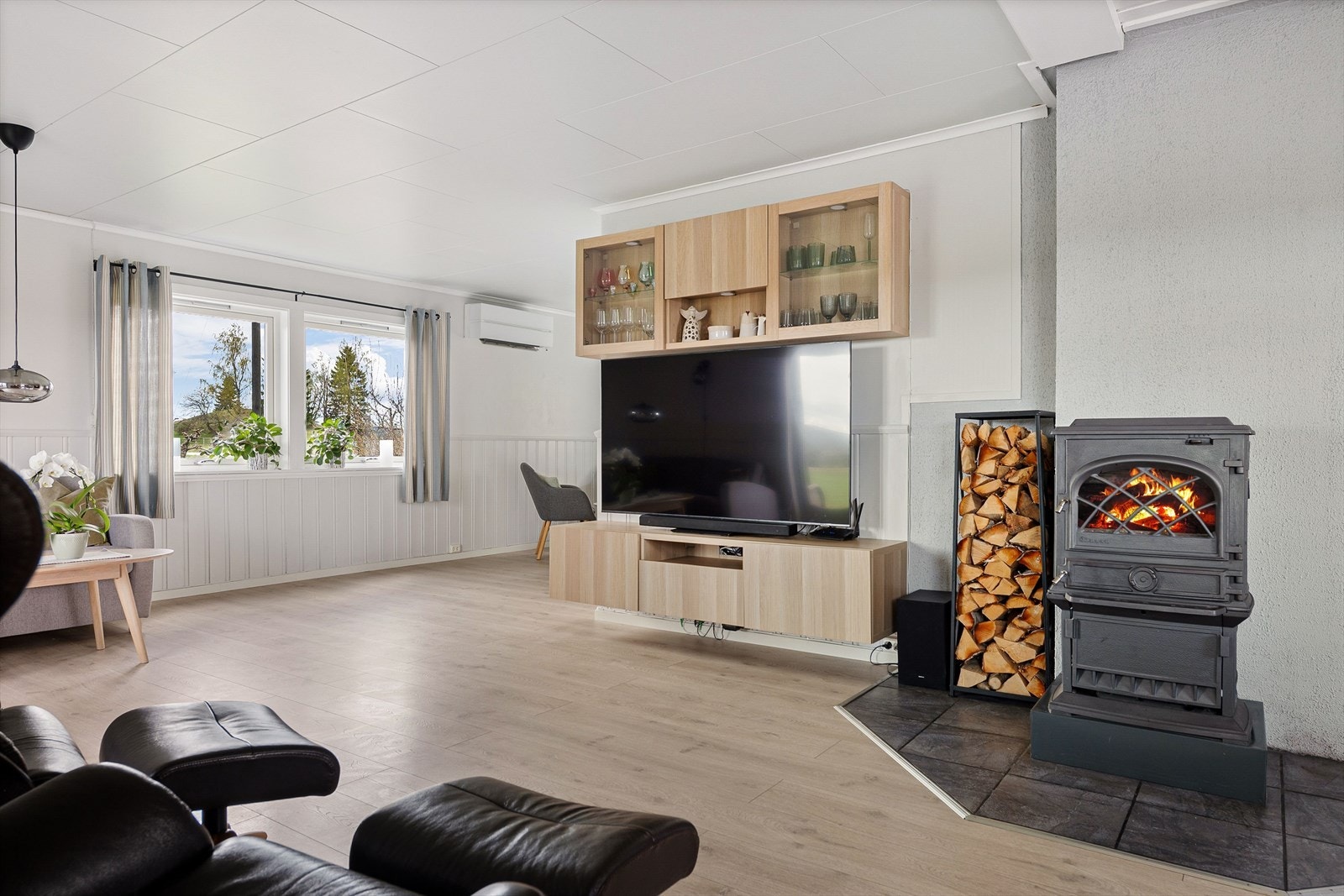 Tv- og peiskos. Galleribilde