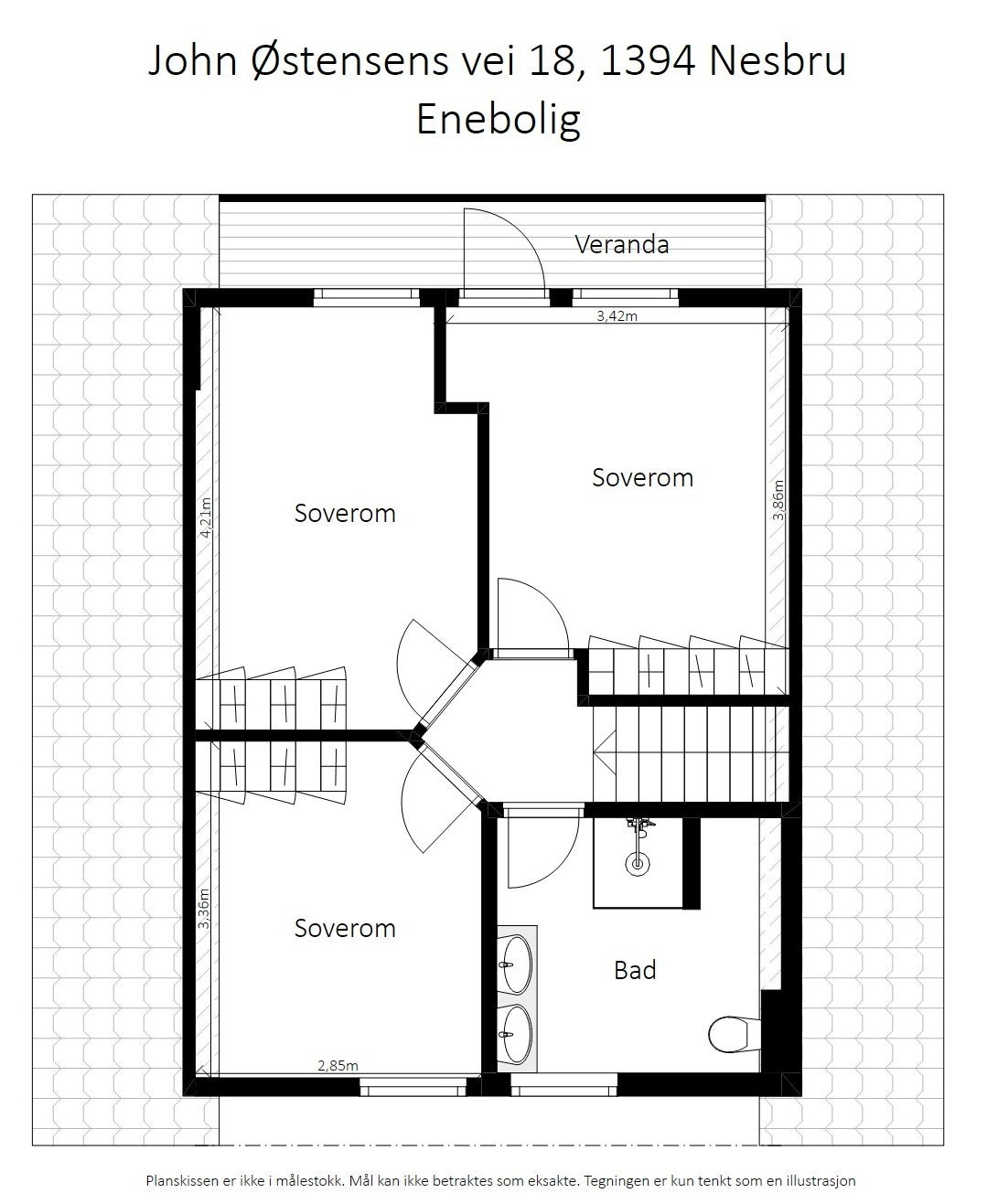 Plantegning 2. etasje. Galleribilde
