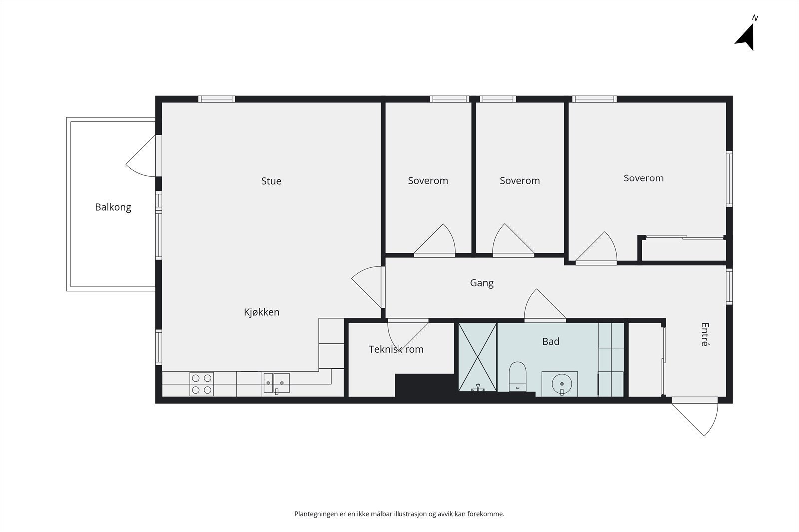 Plantegning Galleribilde