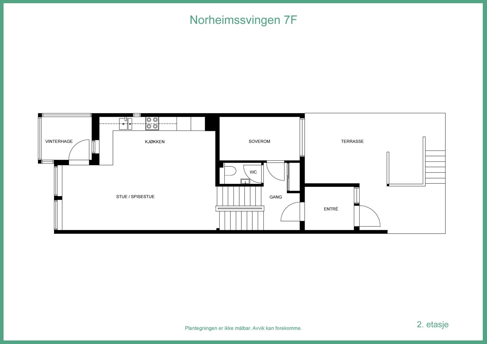 Plantegning 1.etg. Galleribilde