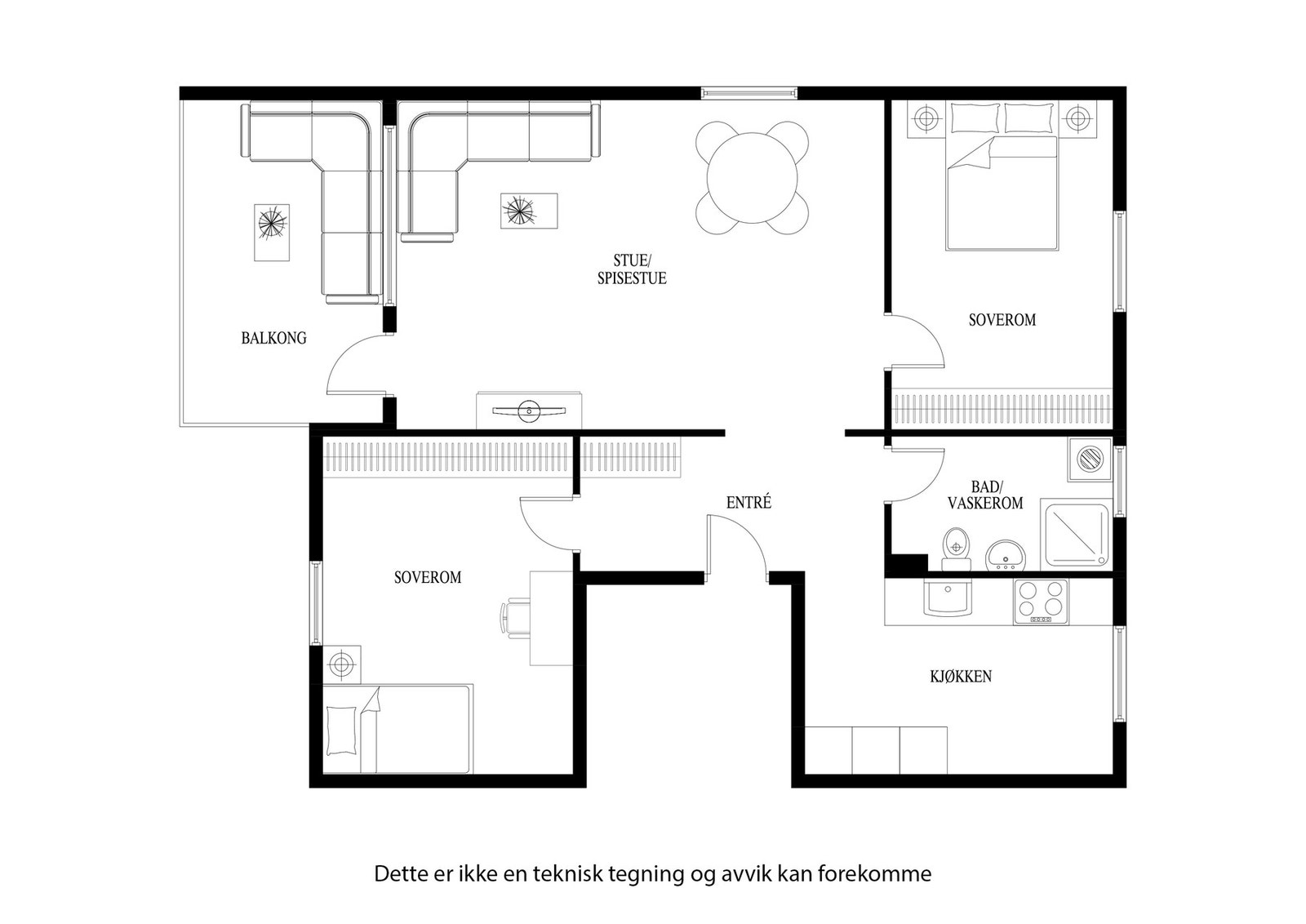 Plantegning Galleribilde