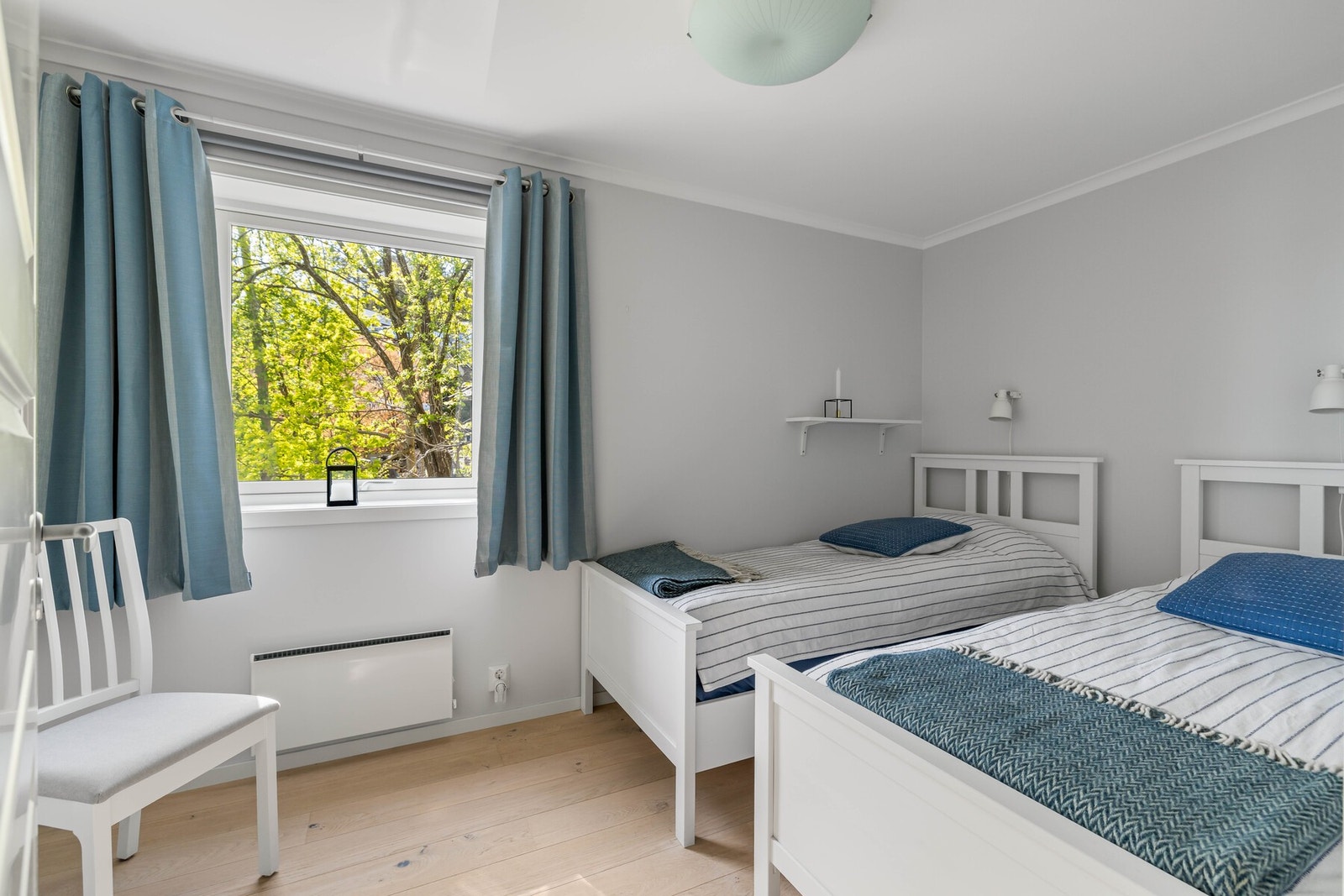God plass til en større seng eller to mindre. Galleribilde