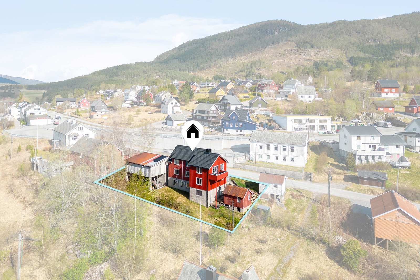Boligen har en sentral beliggenhet. Galleribilde