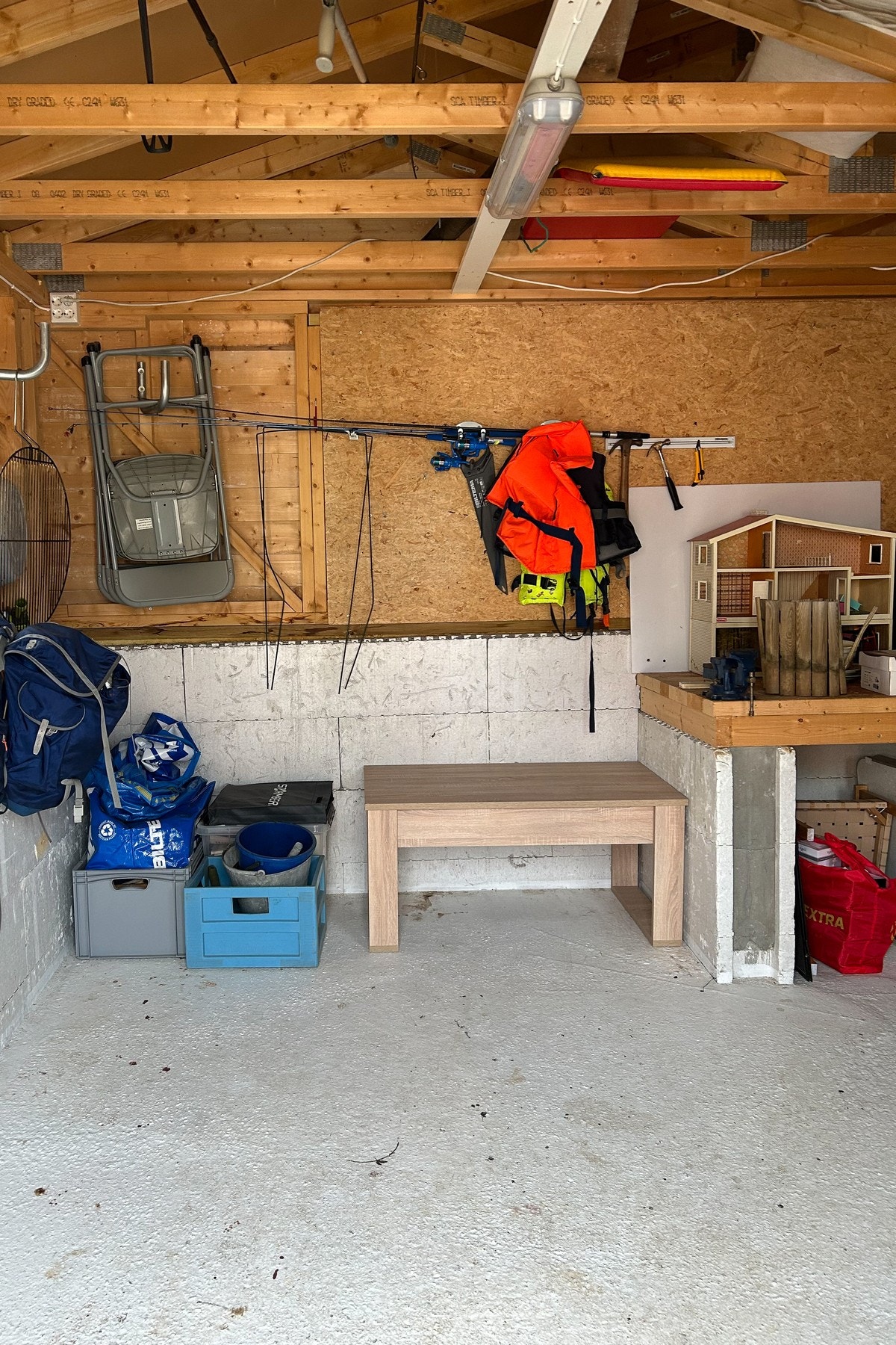 Gode oppbevaringsmuligheter i bod. Galleribilde