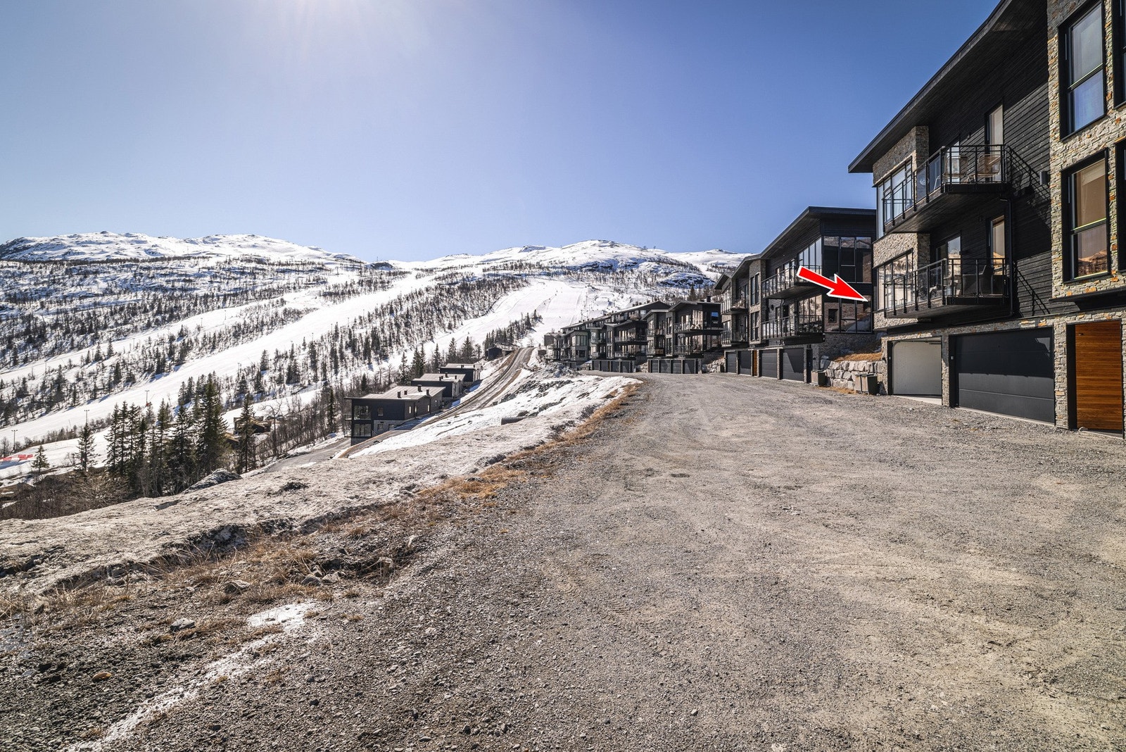 Utsikten er magisk mot skianlegget! Galleribilde