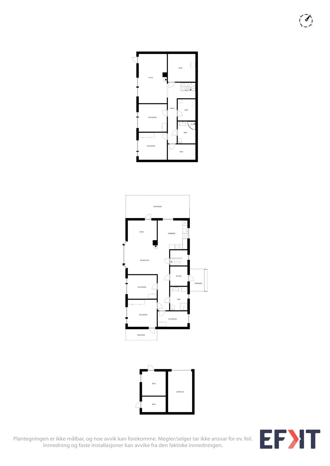 Plantegninger Etnlivegen 35 Galleribilde
