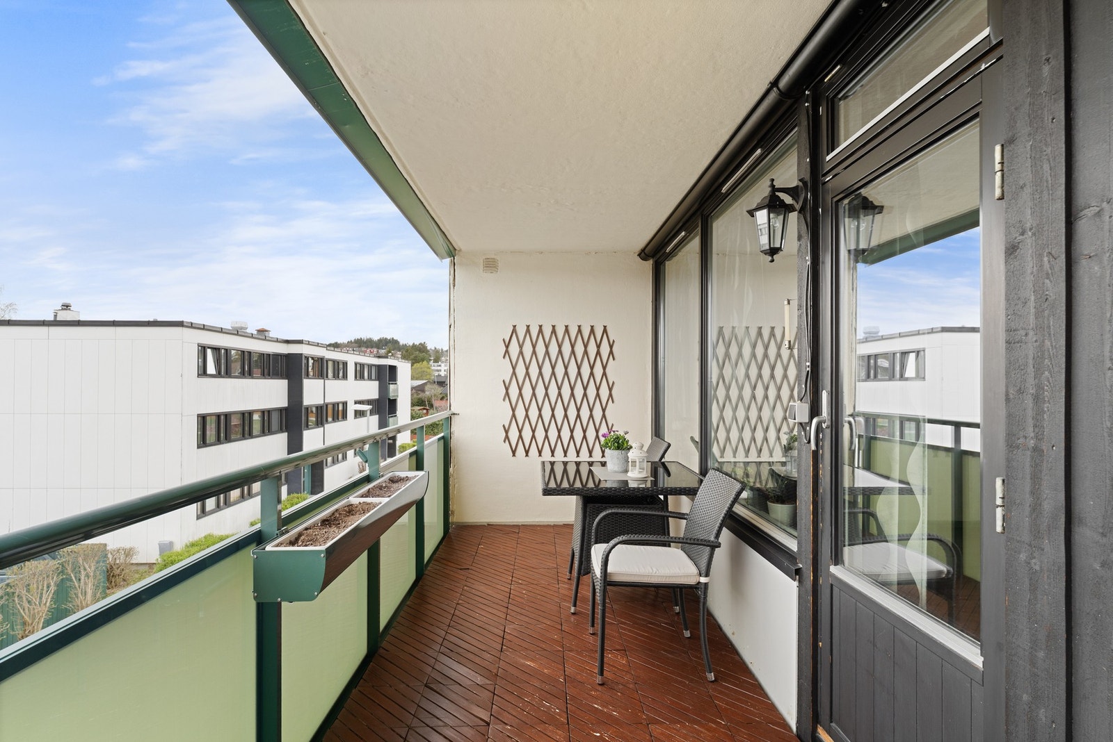 Balkongen er på 10 m². Galleribilde
