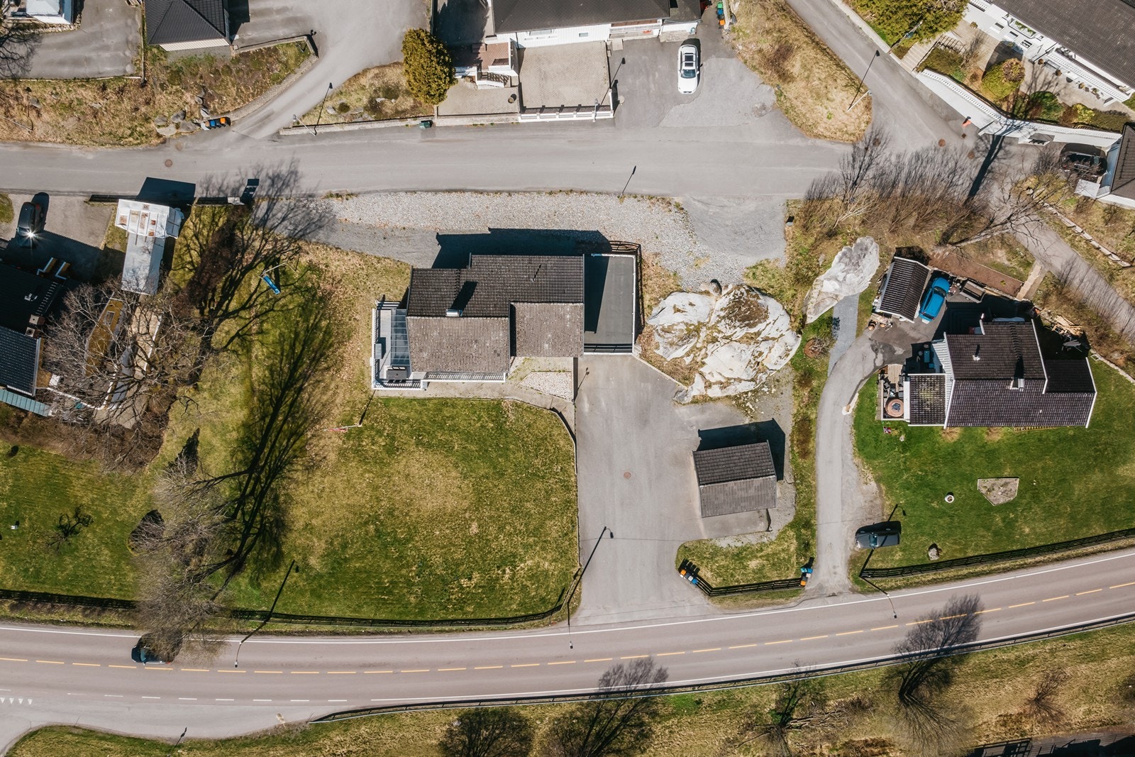 Fugleperspektiv. Galleribilde