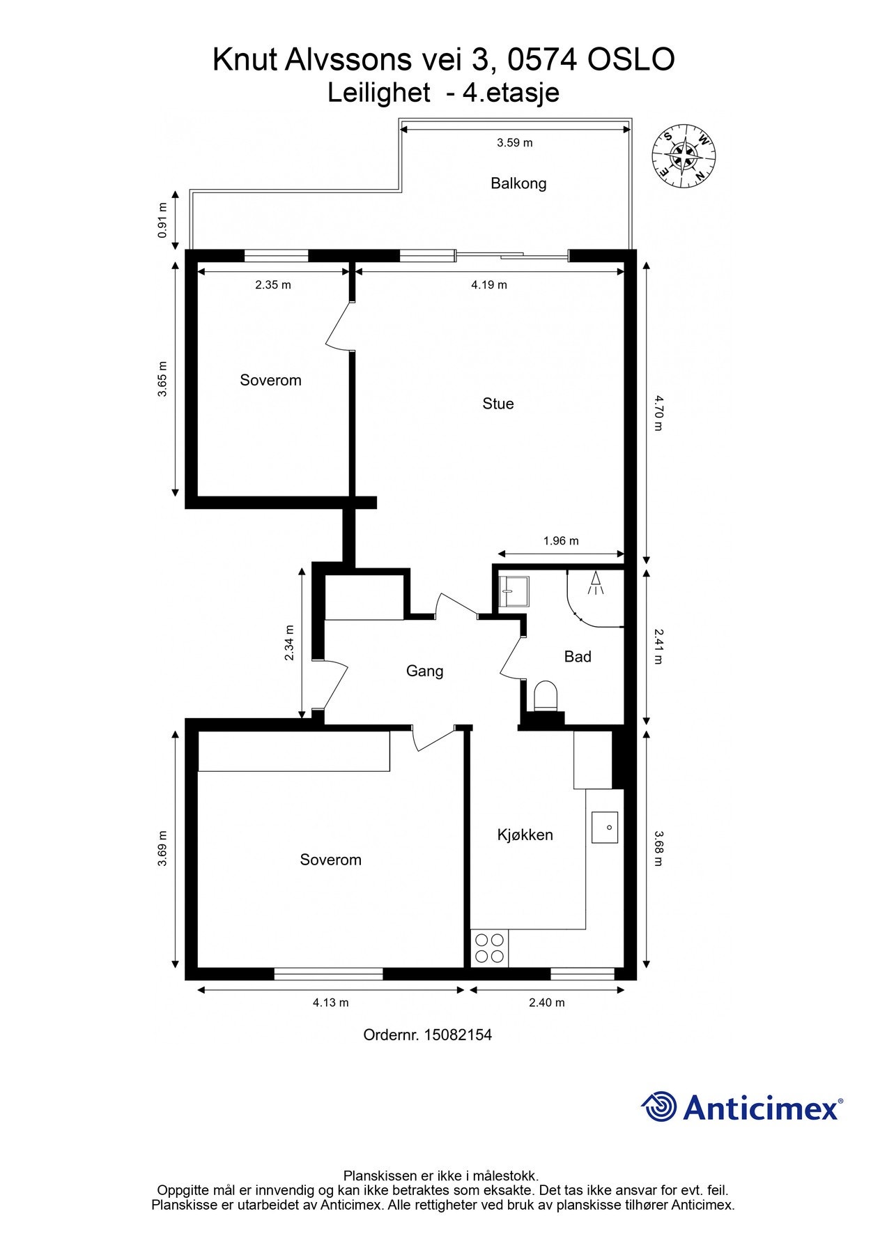 Planskisse. Galleribilde