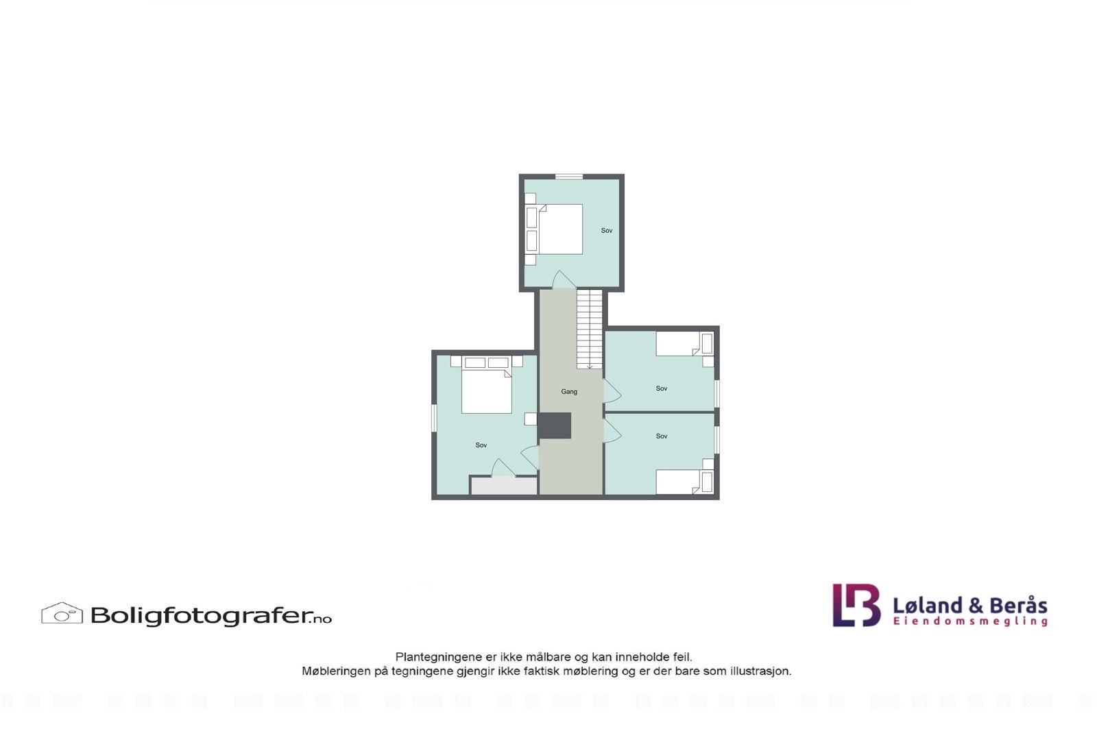 Plantegning loft Galleribilde