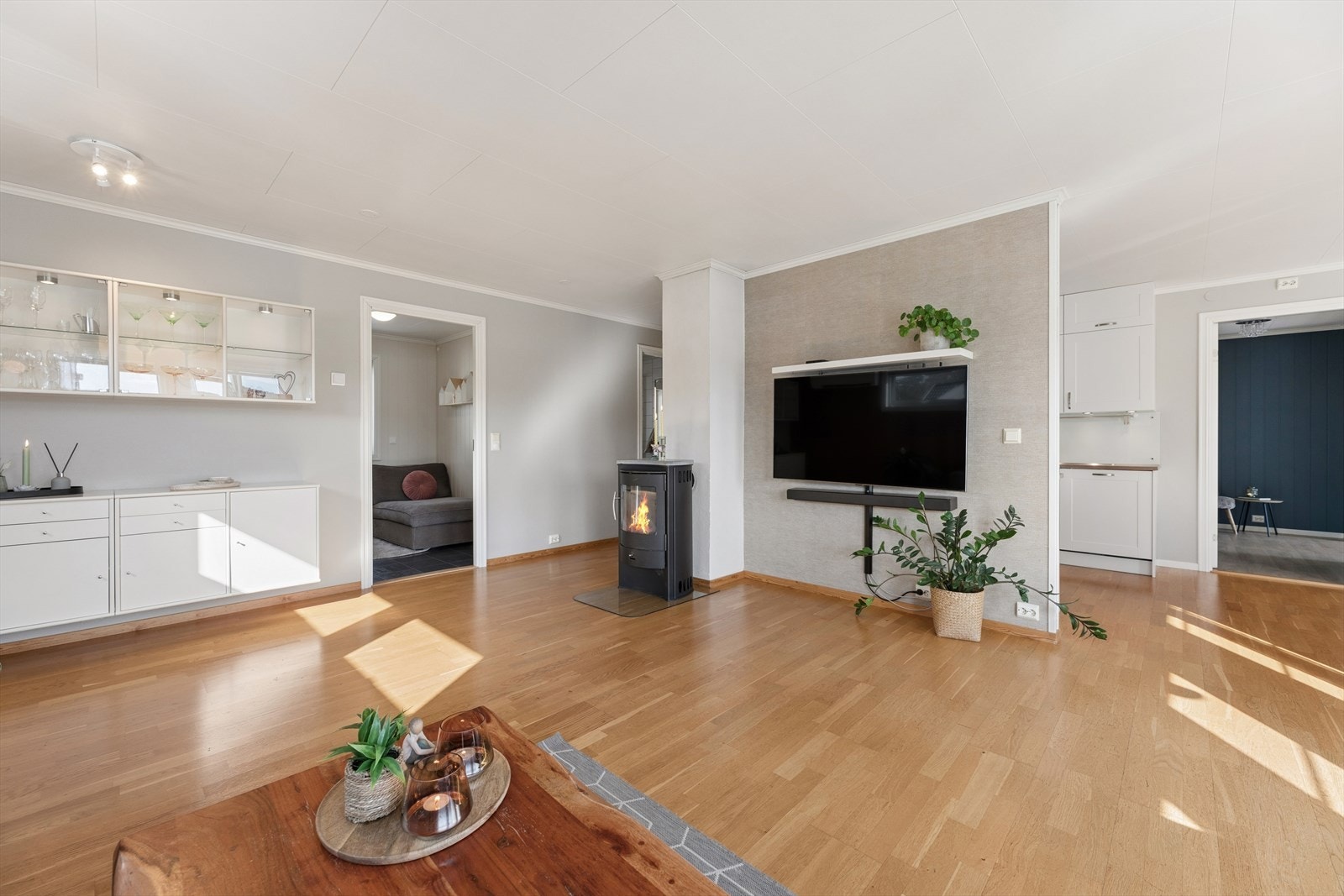 Stuen har en god og funksjonell utforming. Galleribilde