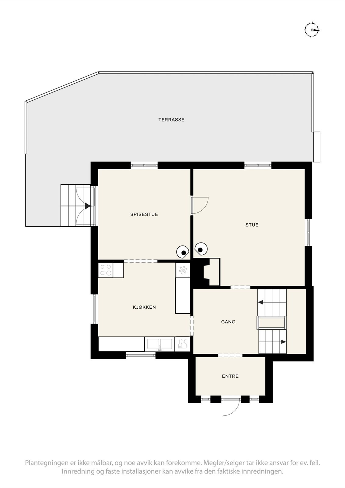 Plantegning 1. etasje. Galleribilde