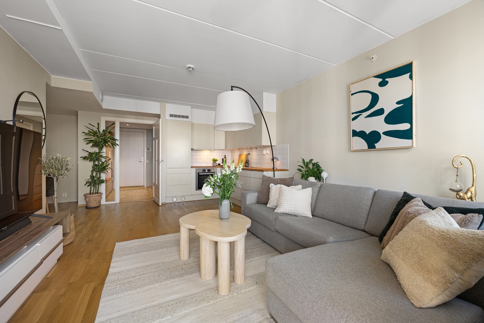 Leiligheten har en fleksibel planløsning. Galleribilde