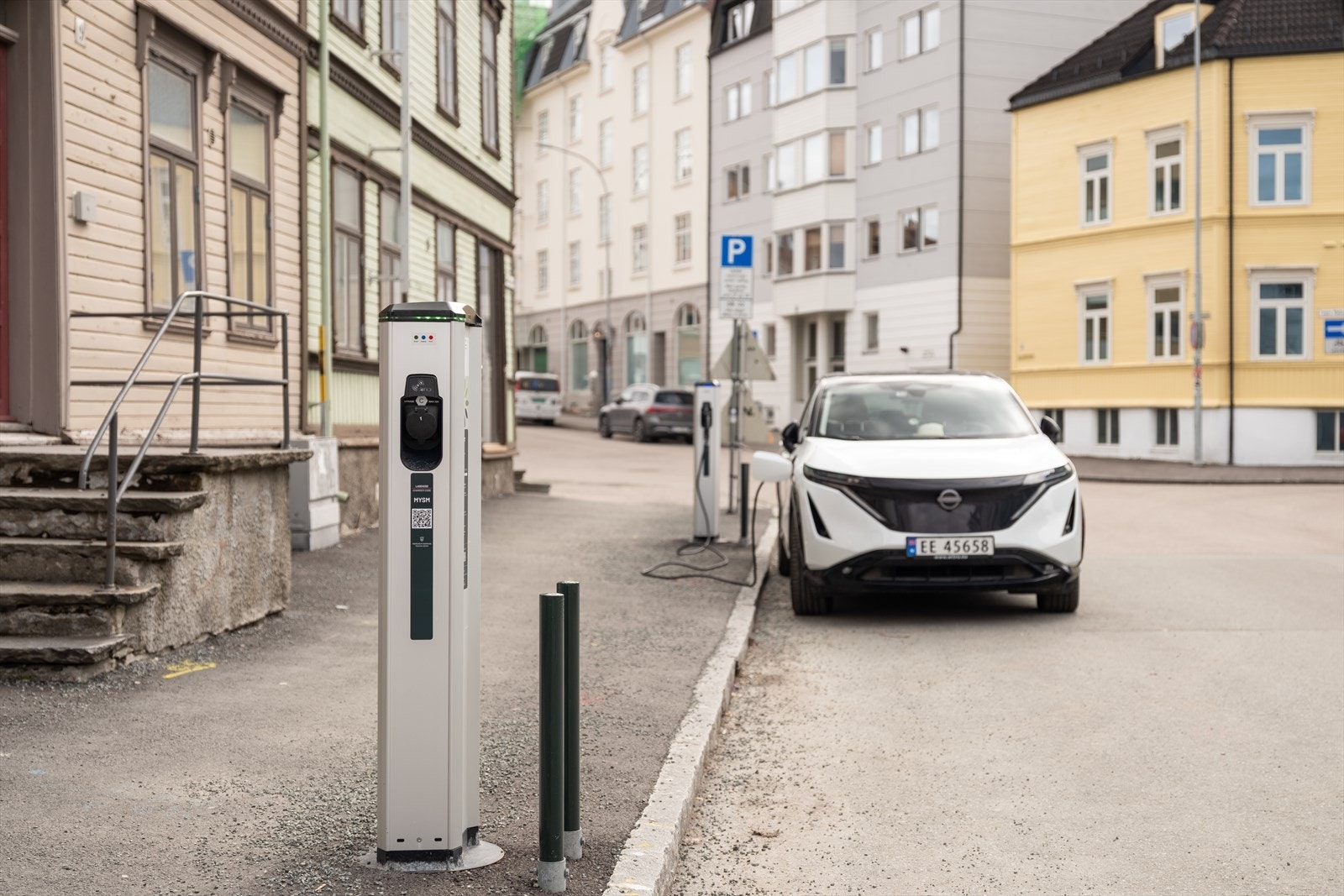 Soneparkering i området. Galleribilde