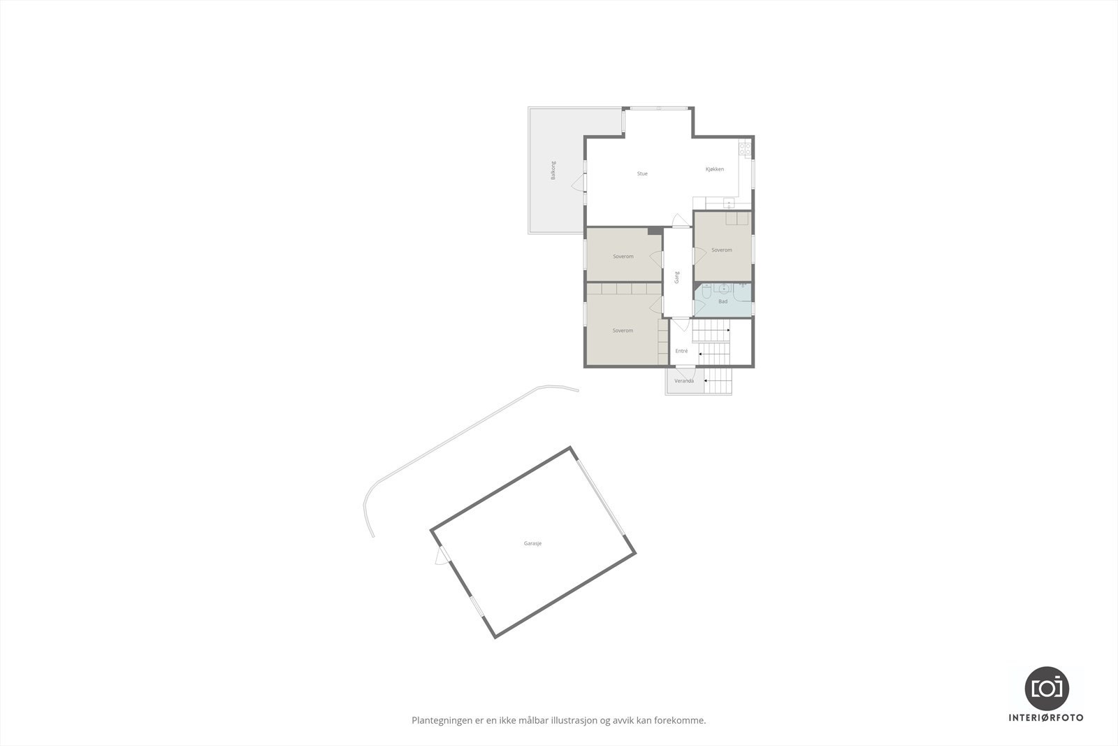 Plantegning Galleribilde