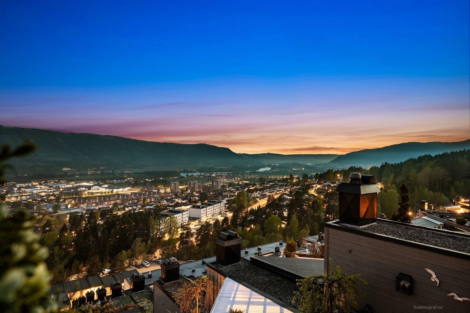 Utsikten fra Bera Terrasse er en opplevelse gjennom alle årstider. Galleribilde