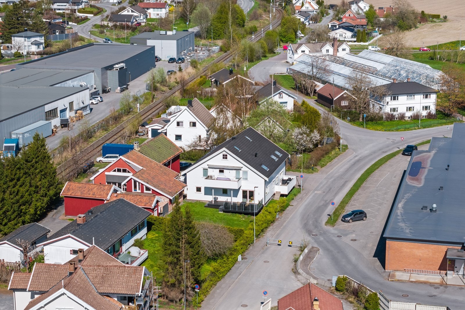 Oversikt over nabolaget Hasle/Kråkås/Gokstad. Galleribilde