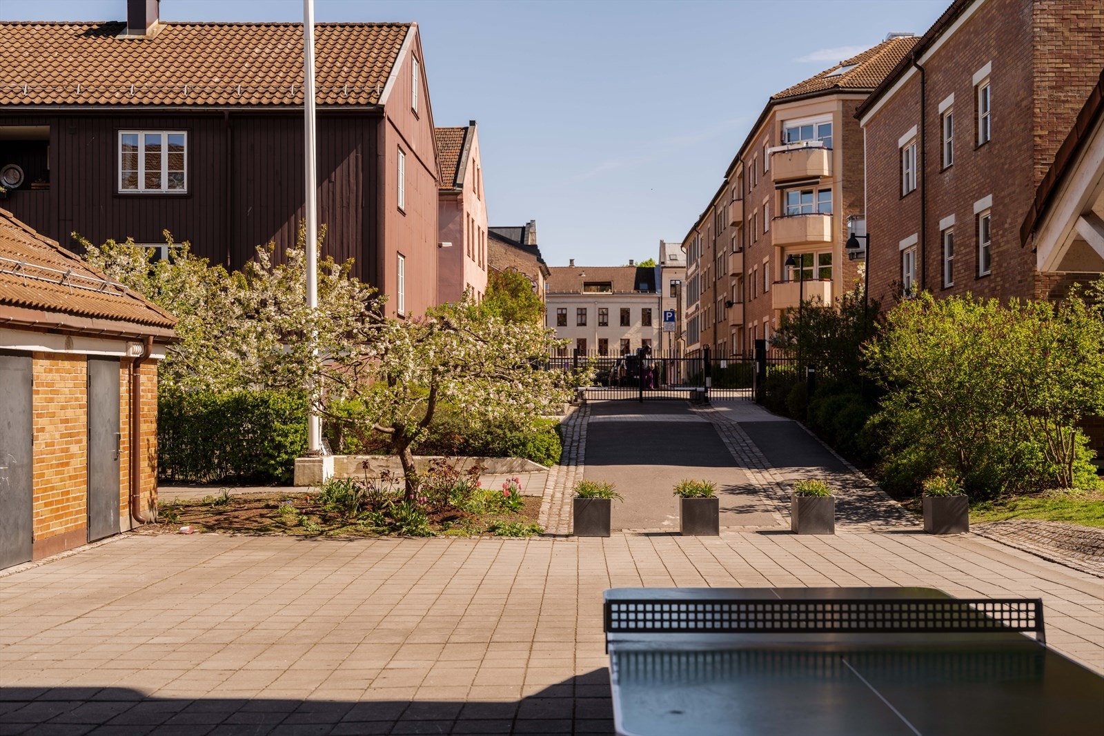 Fellesarealene er utstyrt med blant annet bordtennisbord for beboerne. Galleribilde