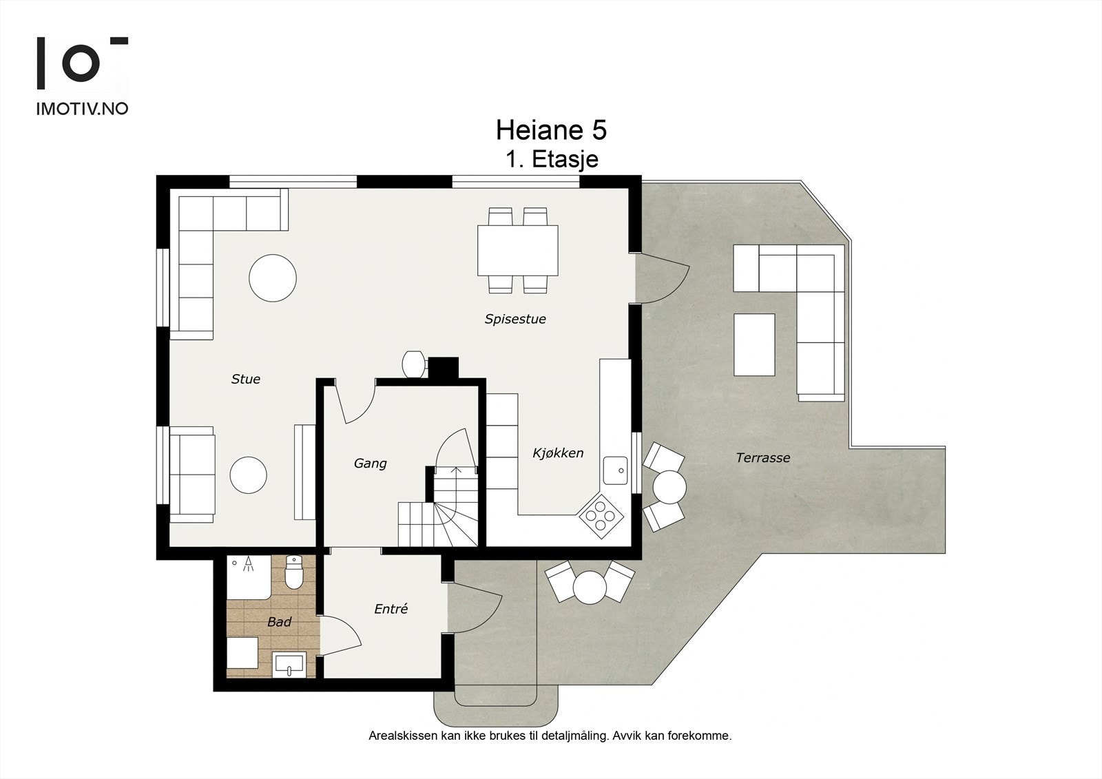 - Plantegning hovedetasje - Galleribilde