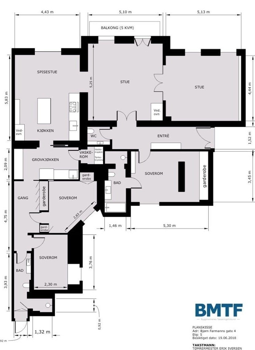 Plantegning Galleribilde
