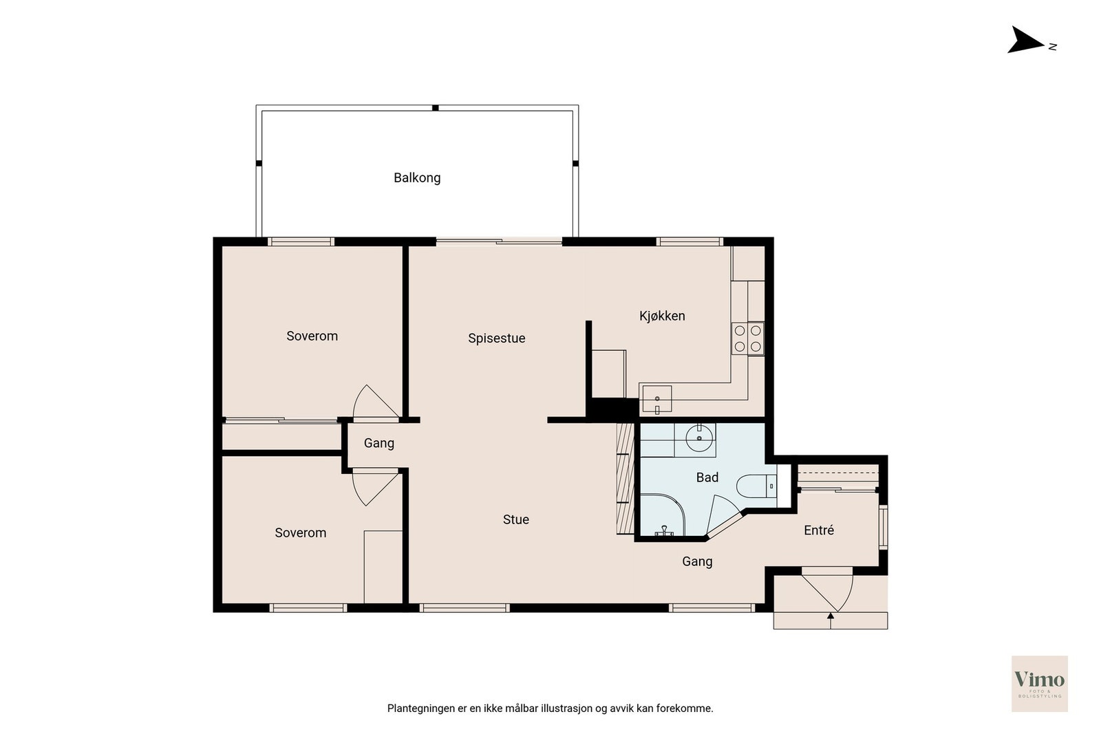 Plantegning Galleribilde