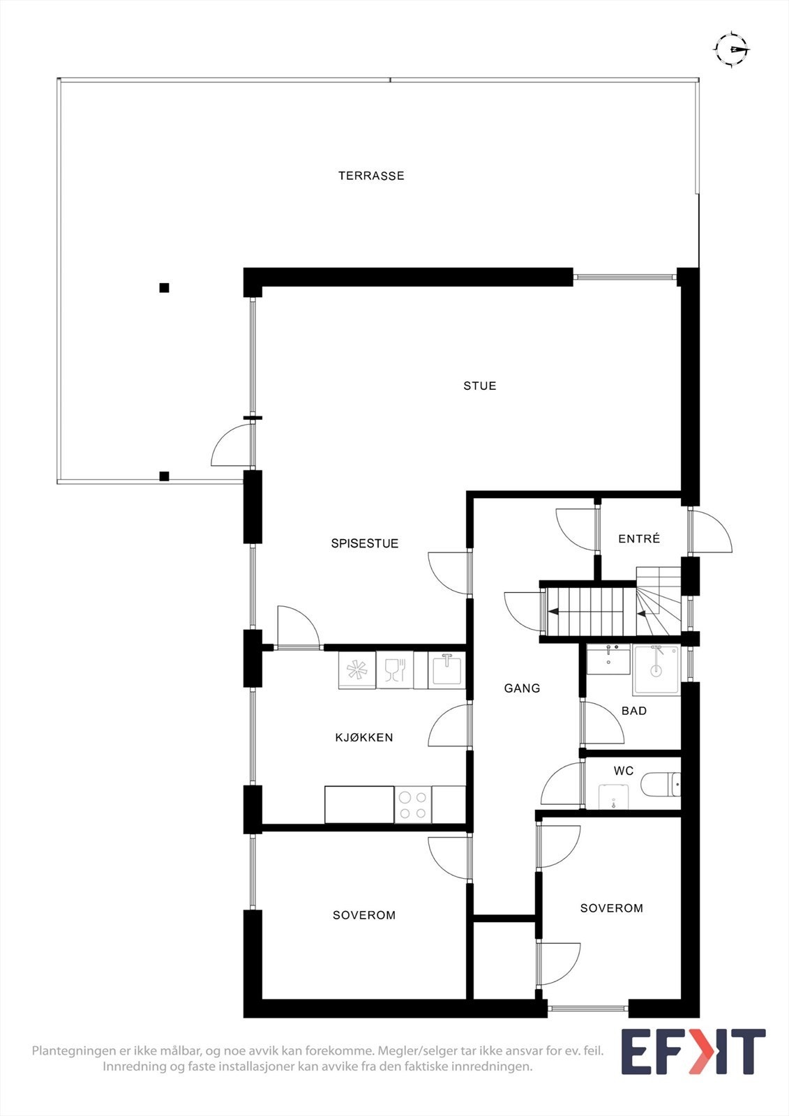 Planskisse 1.etasje Galleribilde