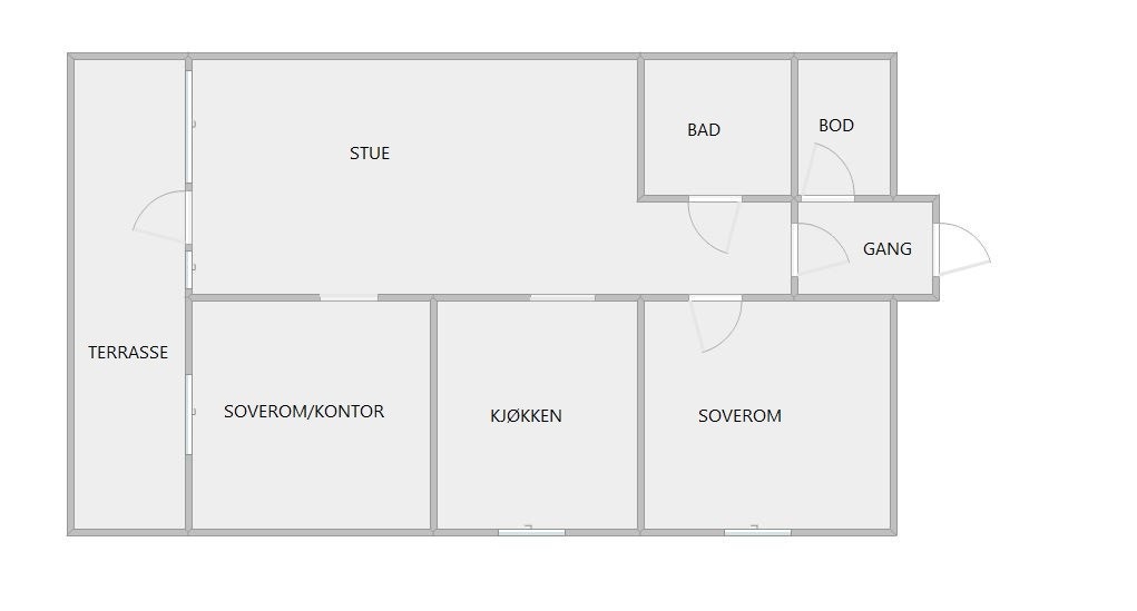 Plantegning Galleribilde