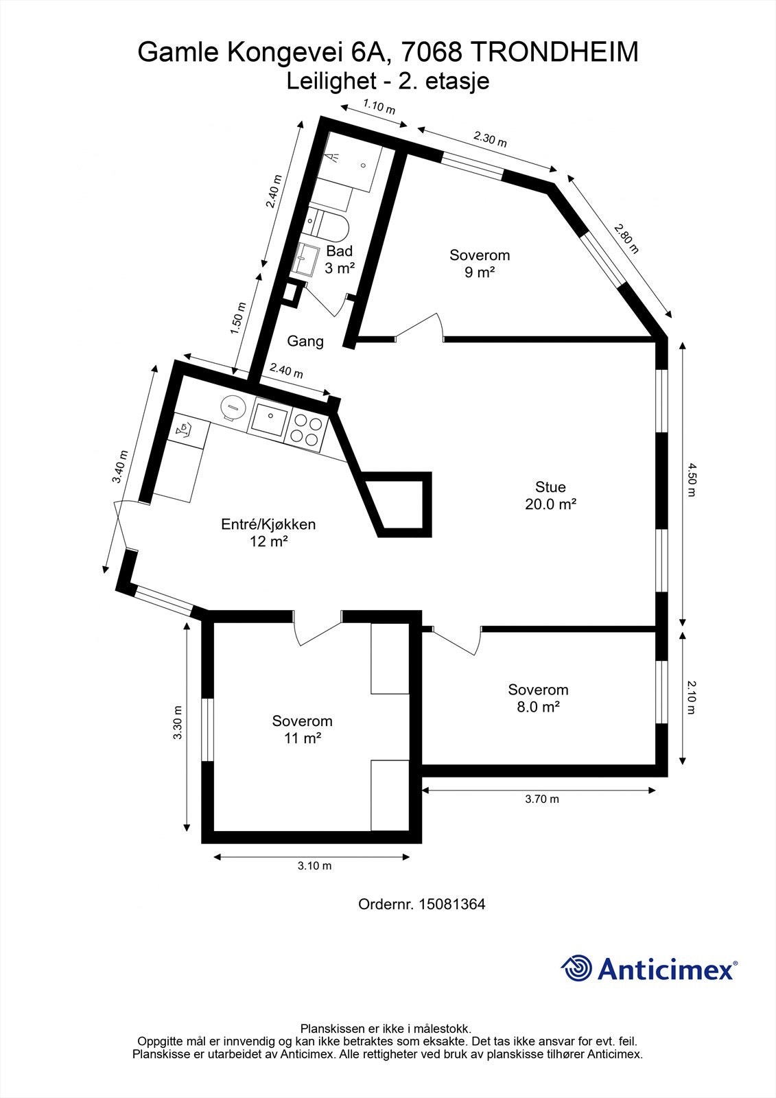 Planskisse. Galleribilde