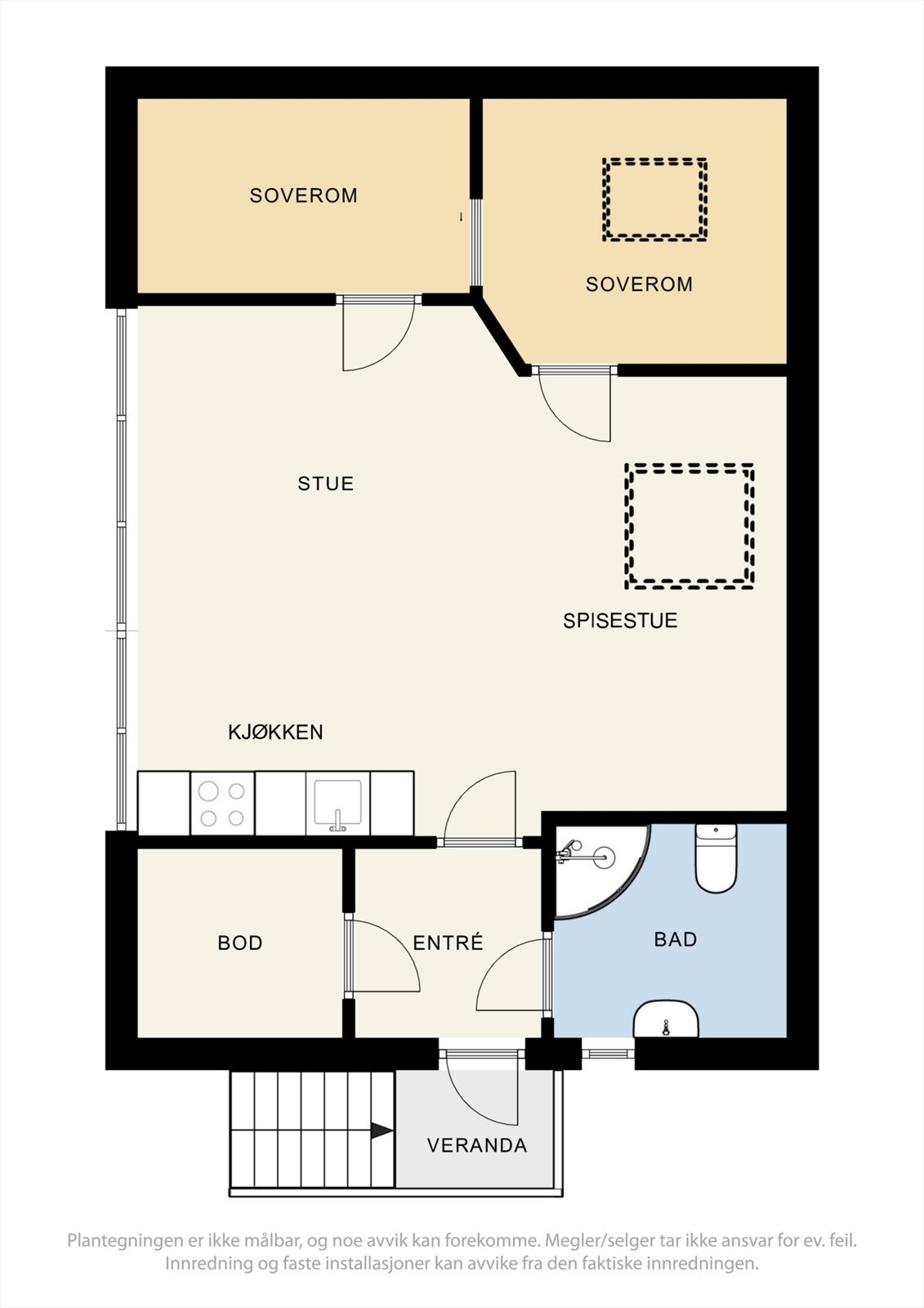 Plantegning - Loft - Garasje Galleribilde
