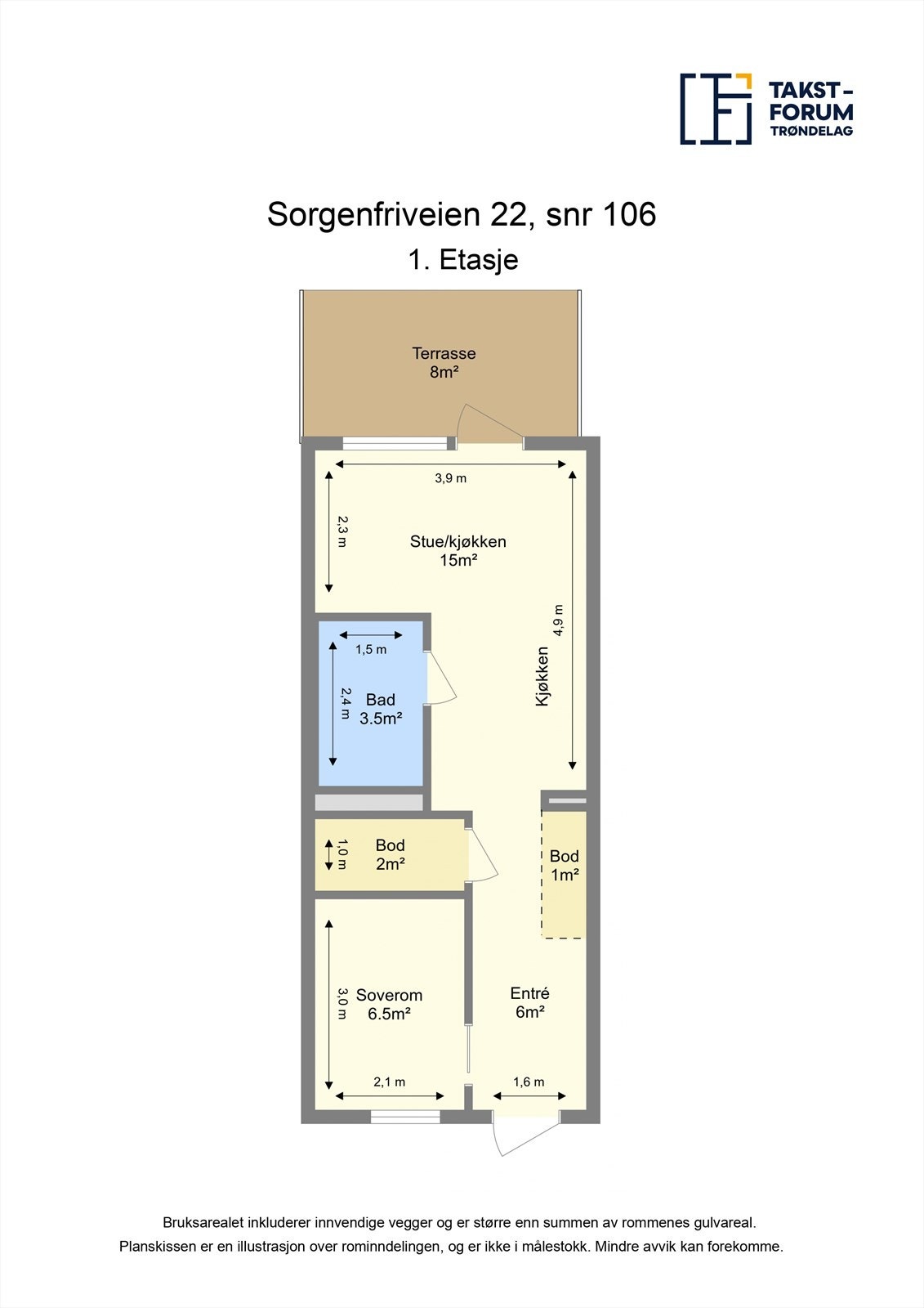 Plantegning Galleribilde