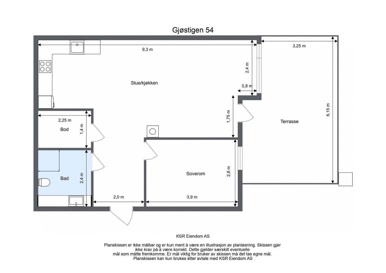Plantegning Galleribilde