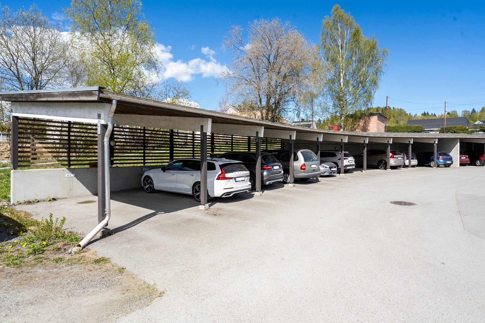 Asfaltert gårdsplass Galleribilde