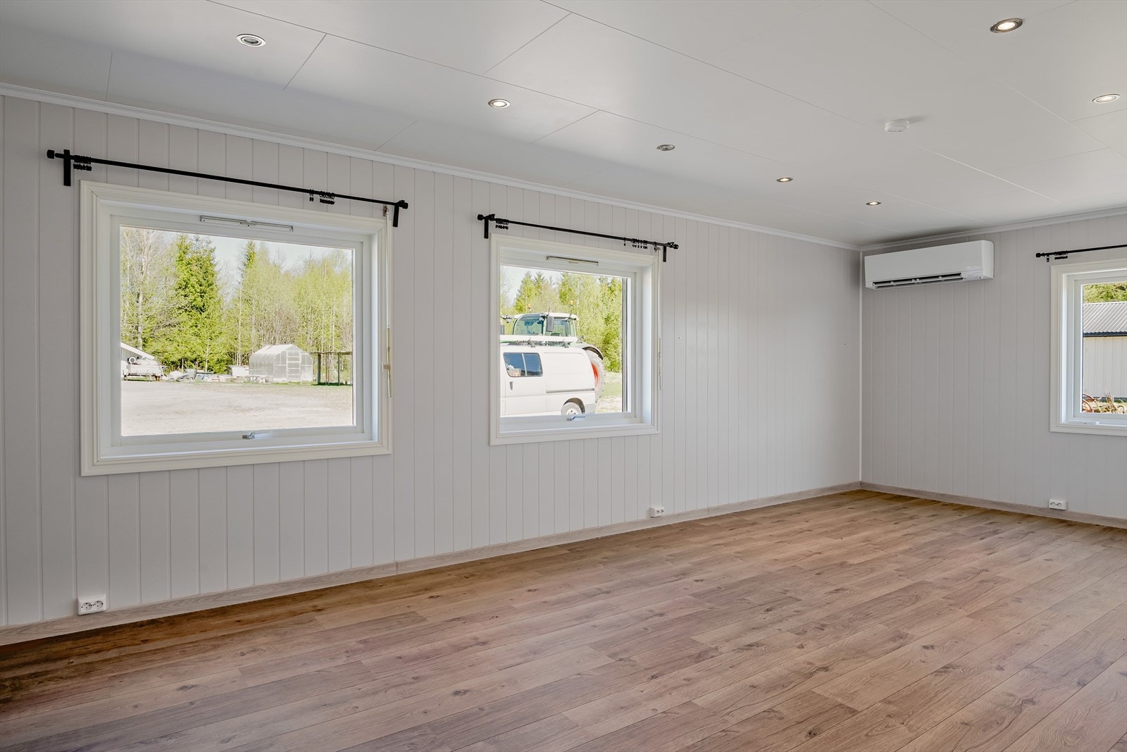 Varmepumpen er fra 2021 og er god å ha både på kalde og varme dager. Galleribilde