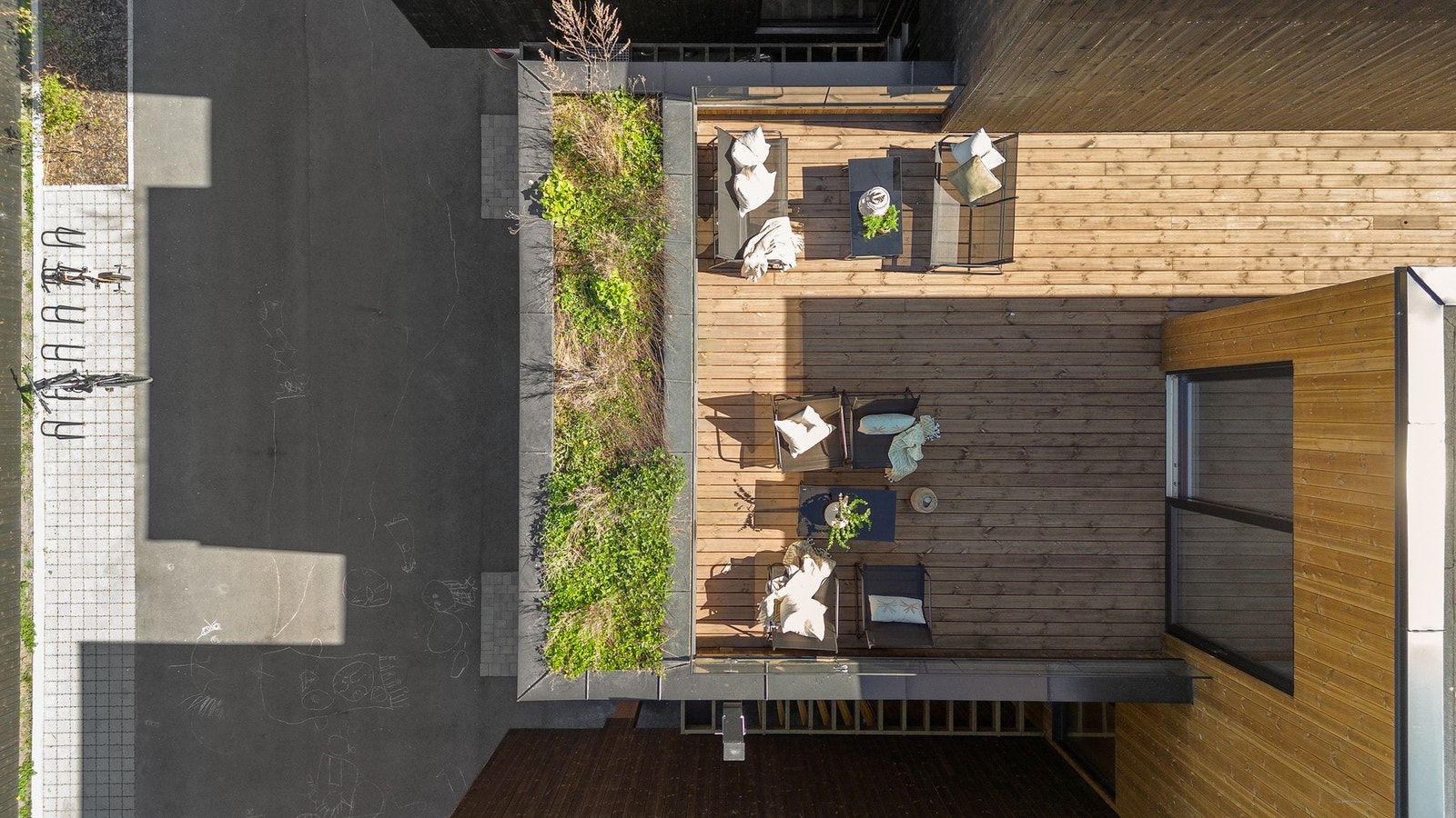 45 kvm takterrasse Galleribilde