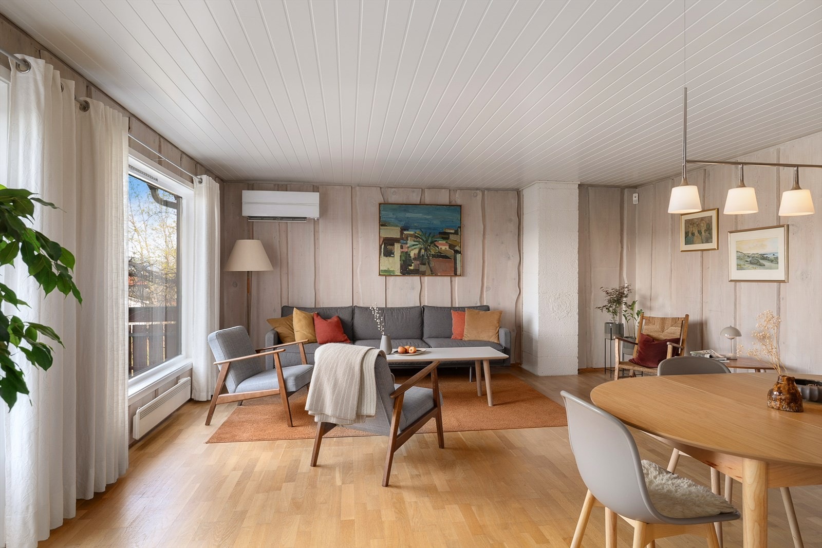 Mulighet for vedovn i stuen Galleribilde