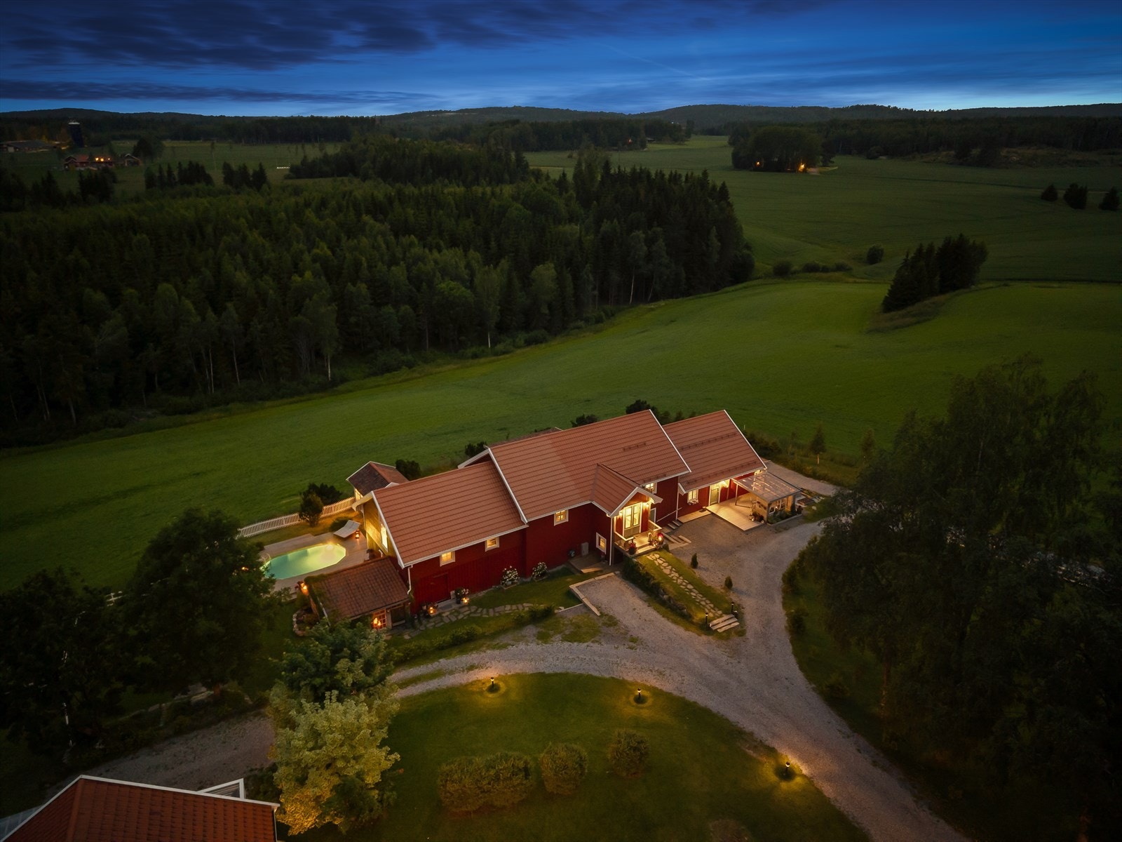 Dronefoto Galleribilde