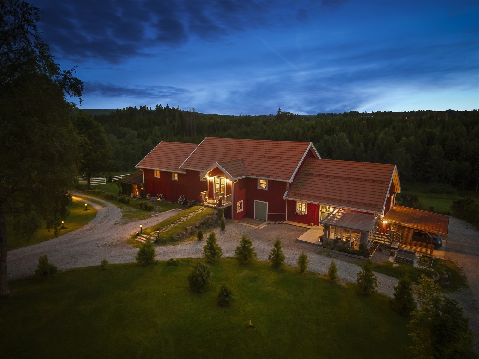 Dronefoto Galleribilde