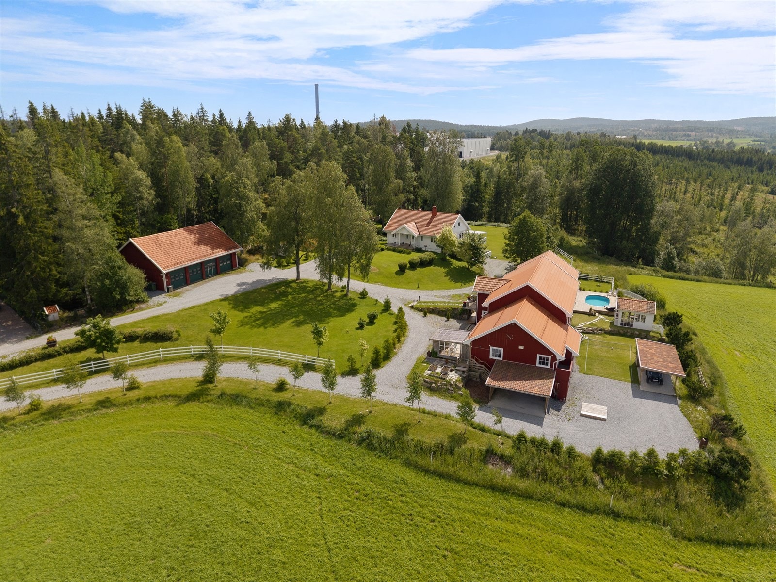 Dronefoto Galleribilde