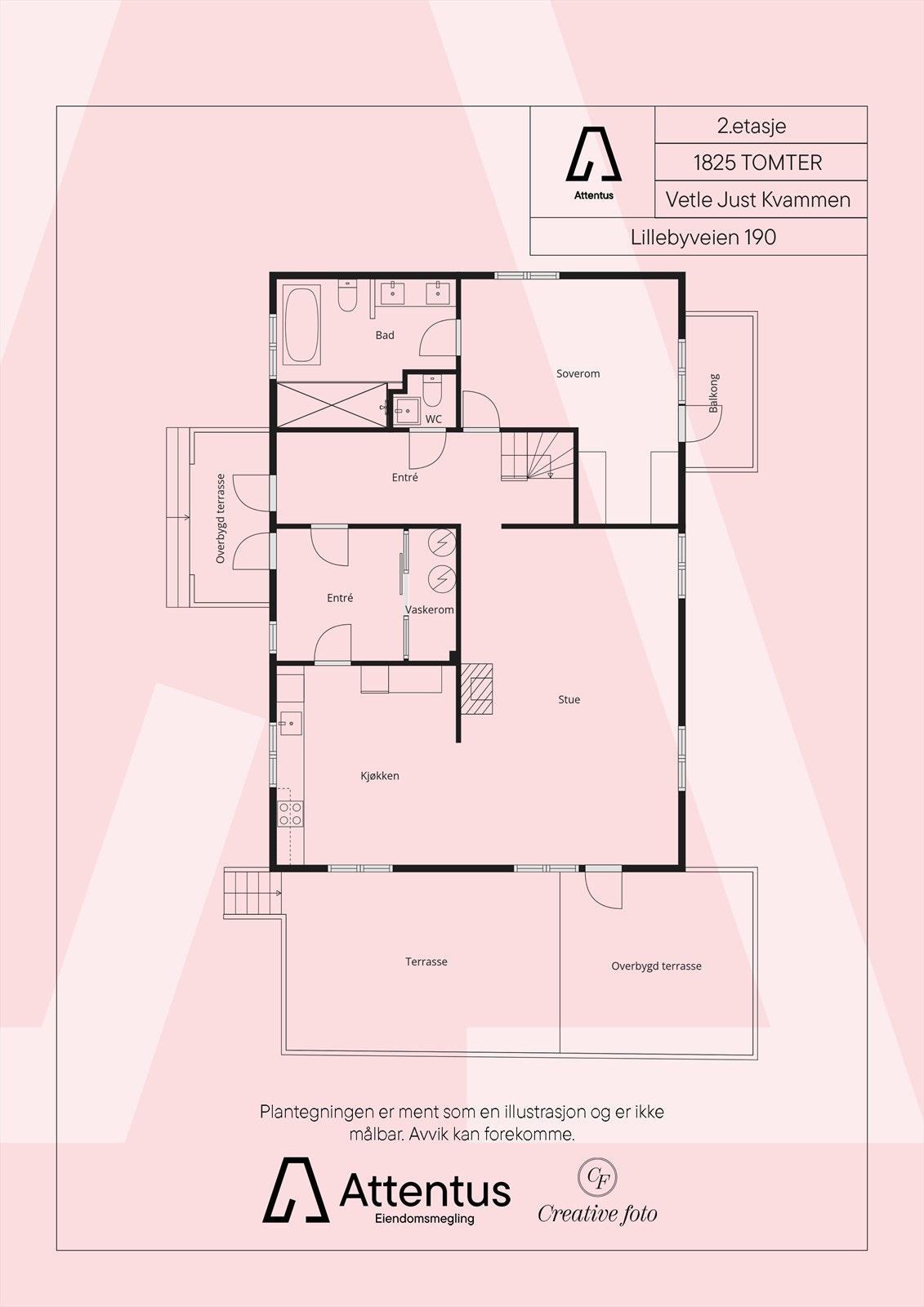 Plantegning - Hovedhus inngangsplan Galleribilde
