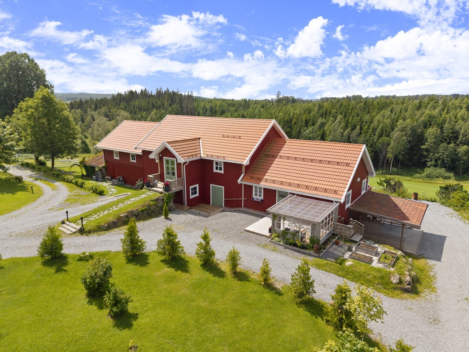 Dronefoto Galleribilde