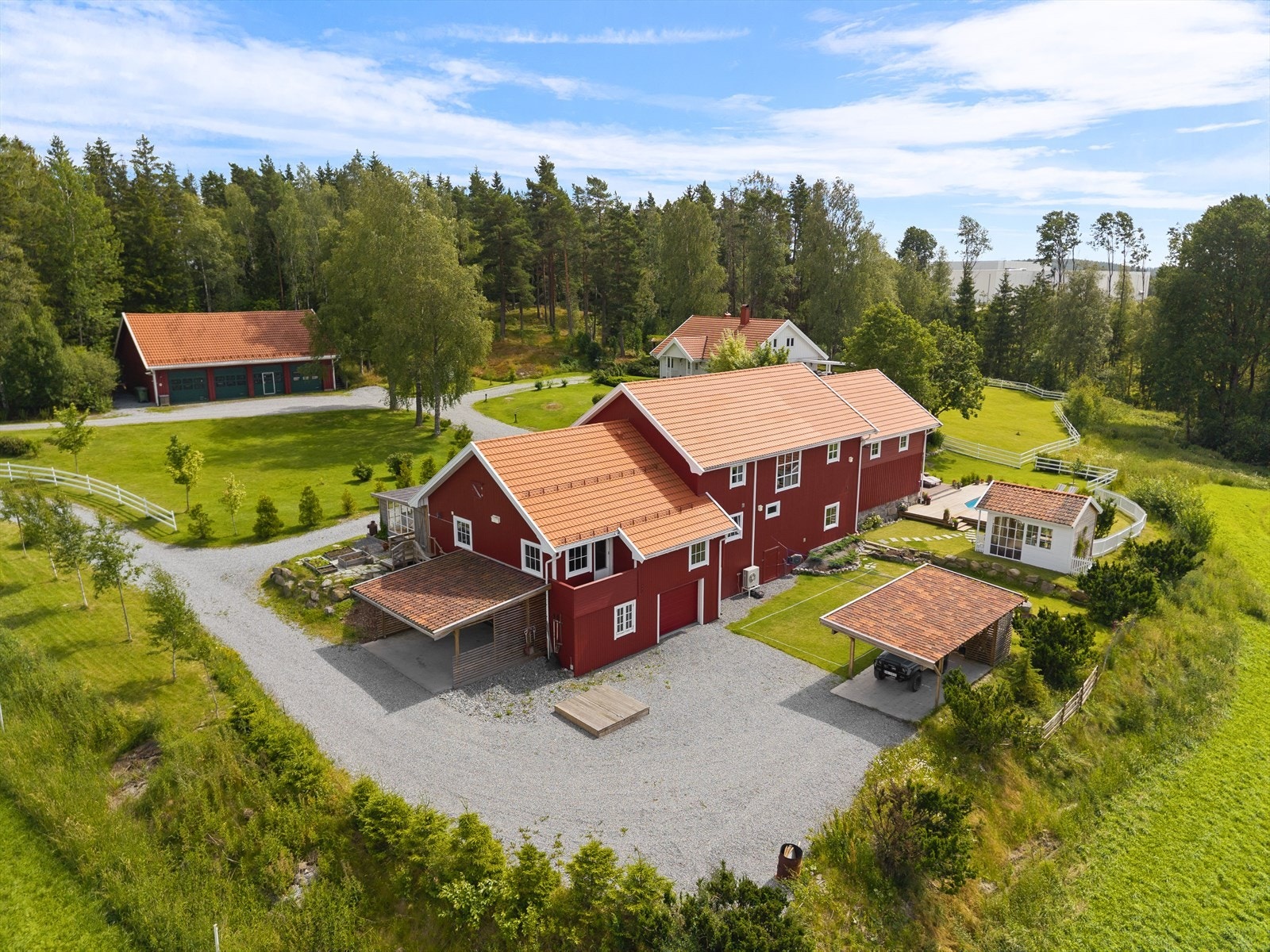 Dronefoto Galleribilde