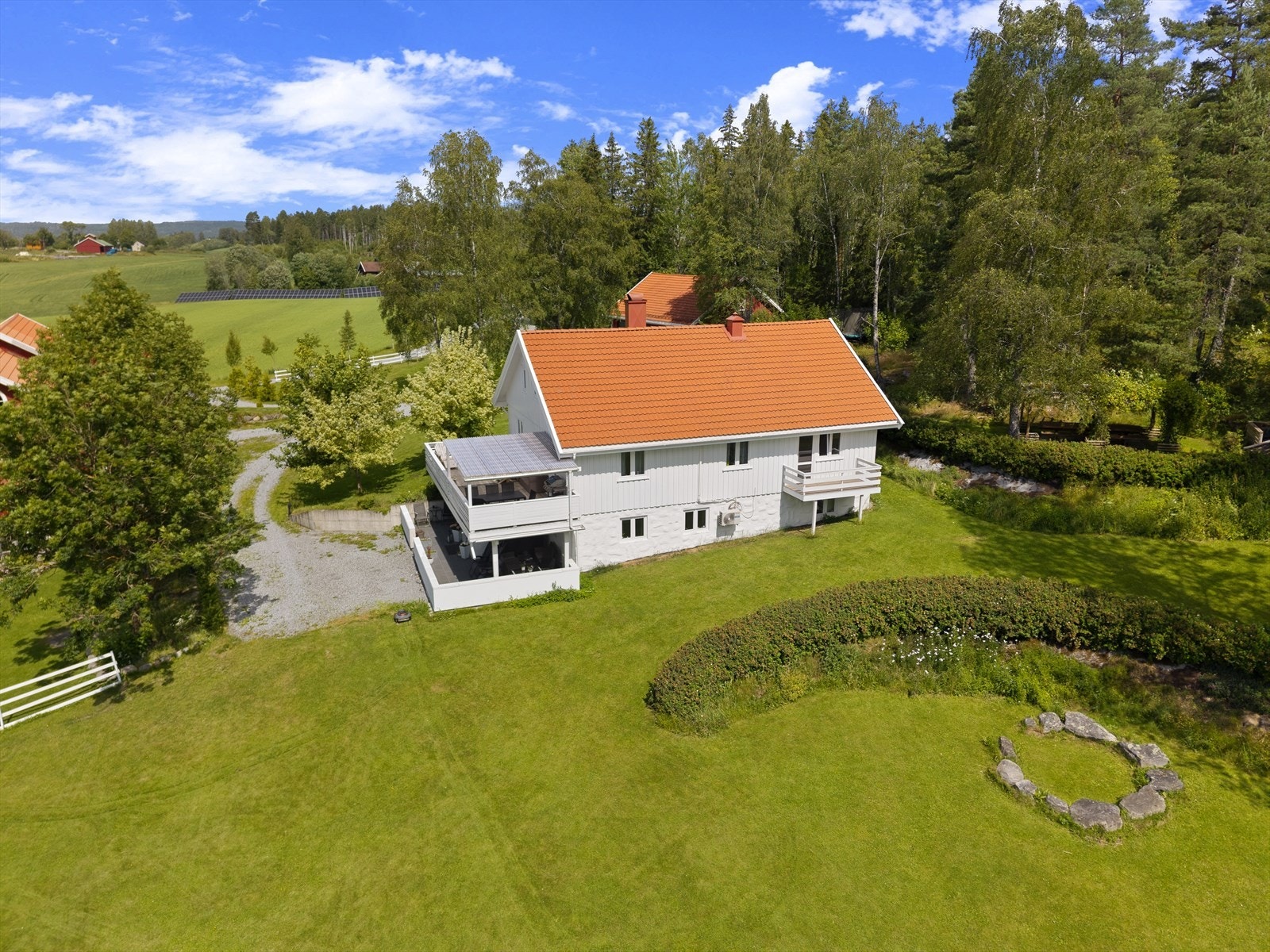 Dronefoto Galleribilde