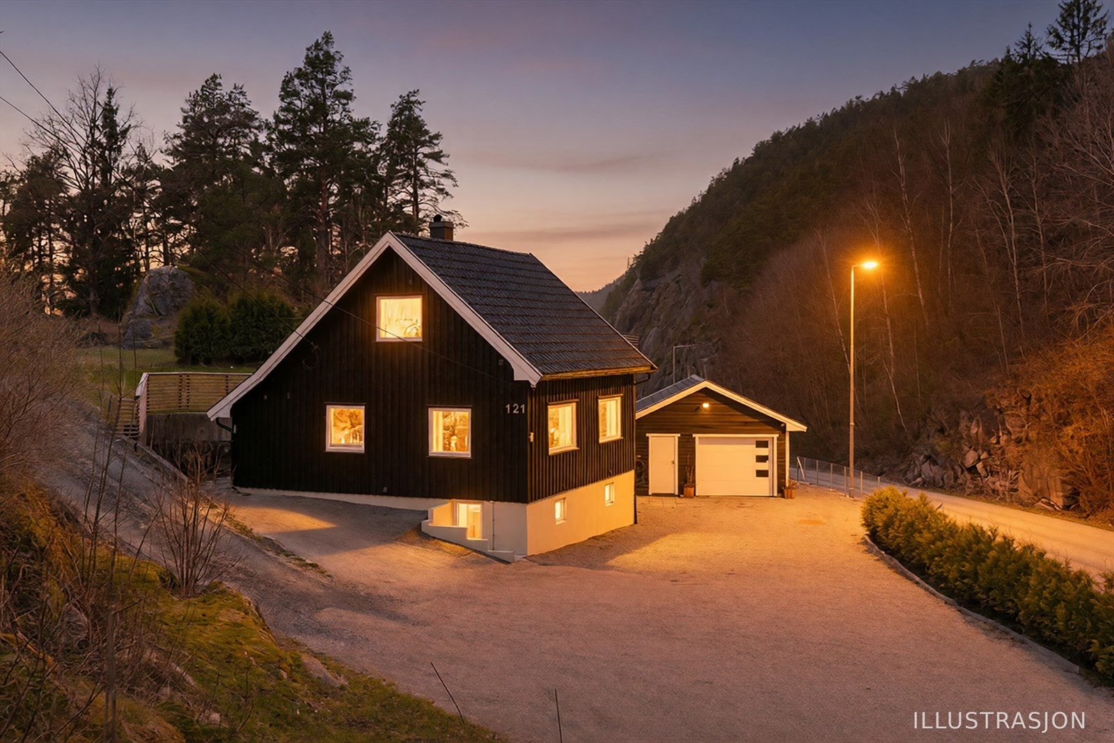 DNB eiendom v/ Vetle Ljosland Karlberg har gleden av å presentere Skotfossvegen 121! Galleribilde