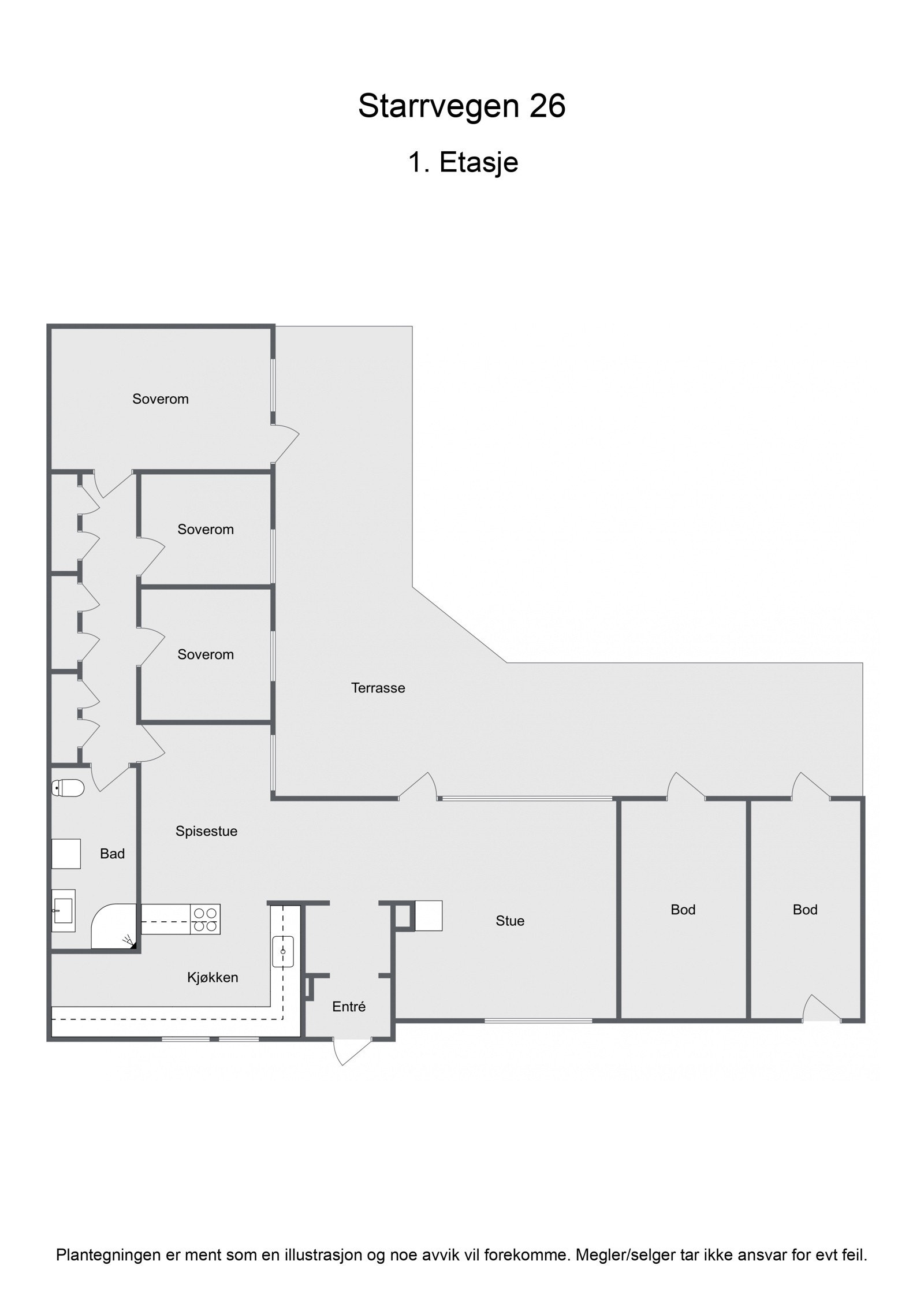 Plantegning Galleribilde