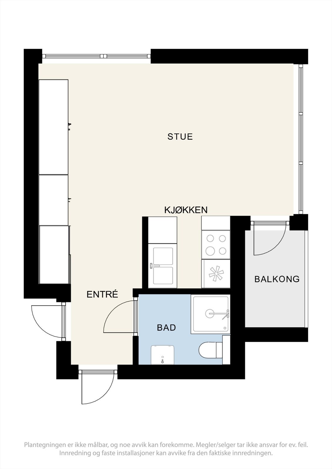 Plantegning - 3.etg. Galleribilde
